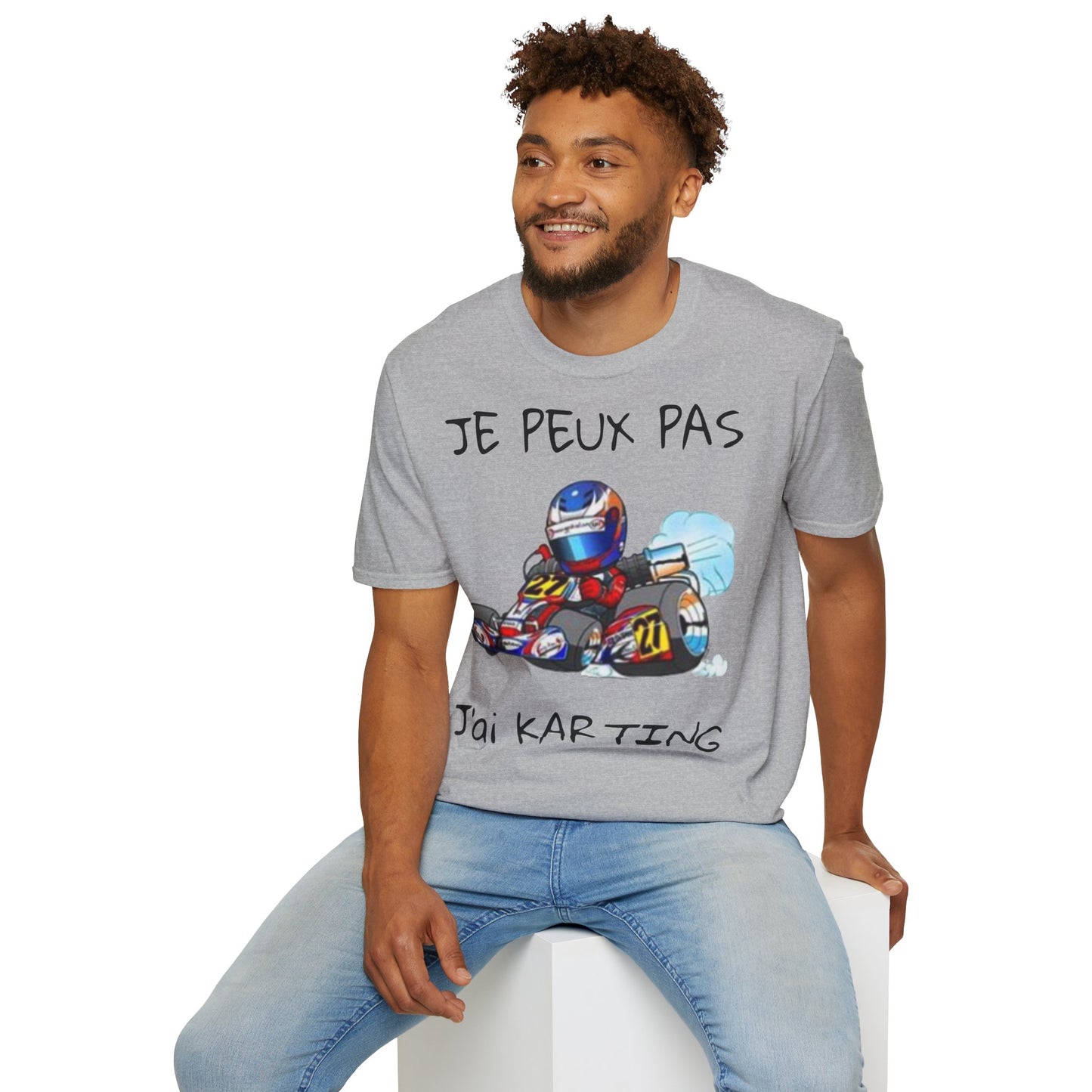 T-Shirt "je peux pas j'ai karting"