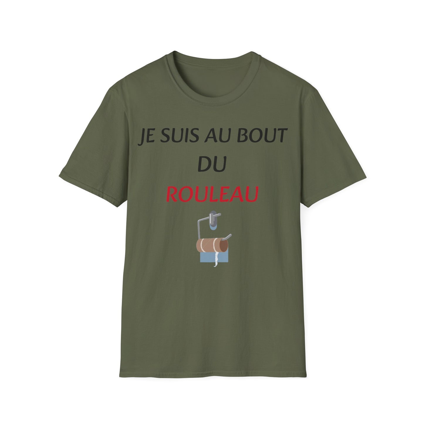 t-shirt "je suis au bout du rouleau"