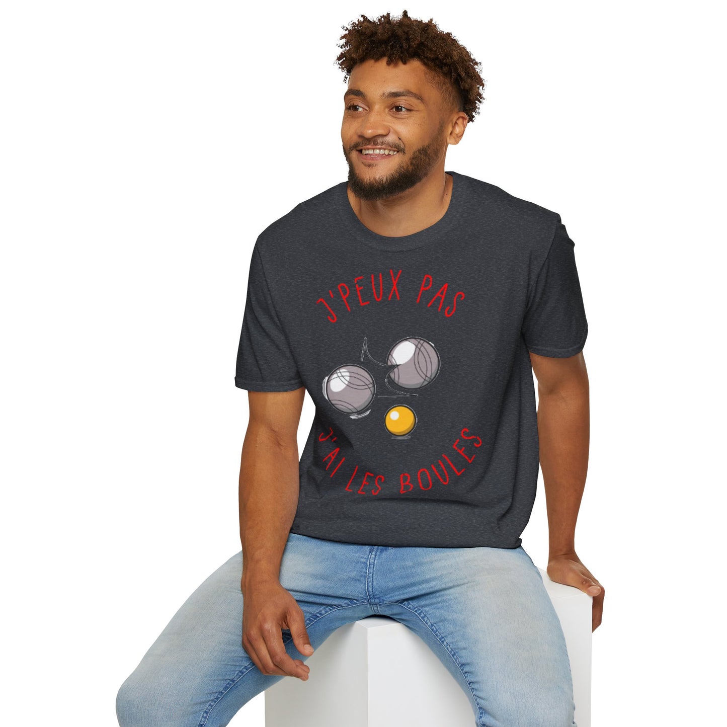 T-Shirt "je peux pas j'ai les boules"