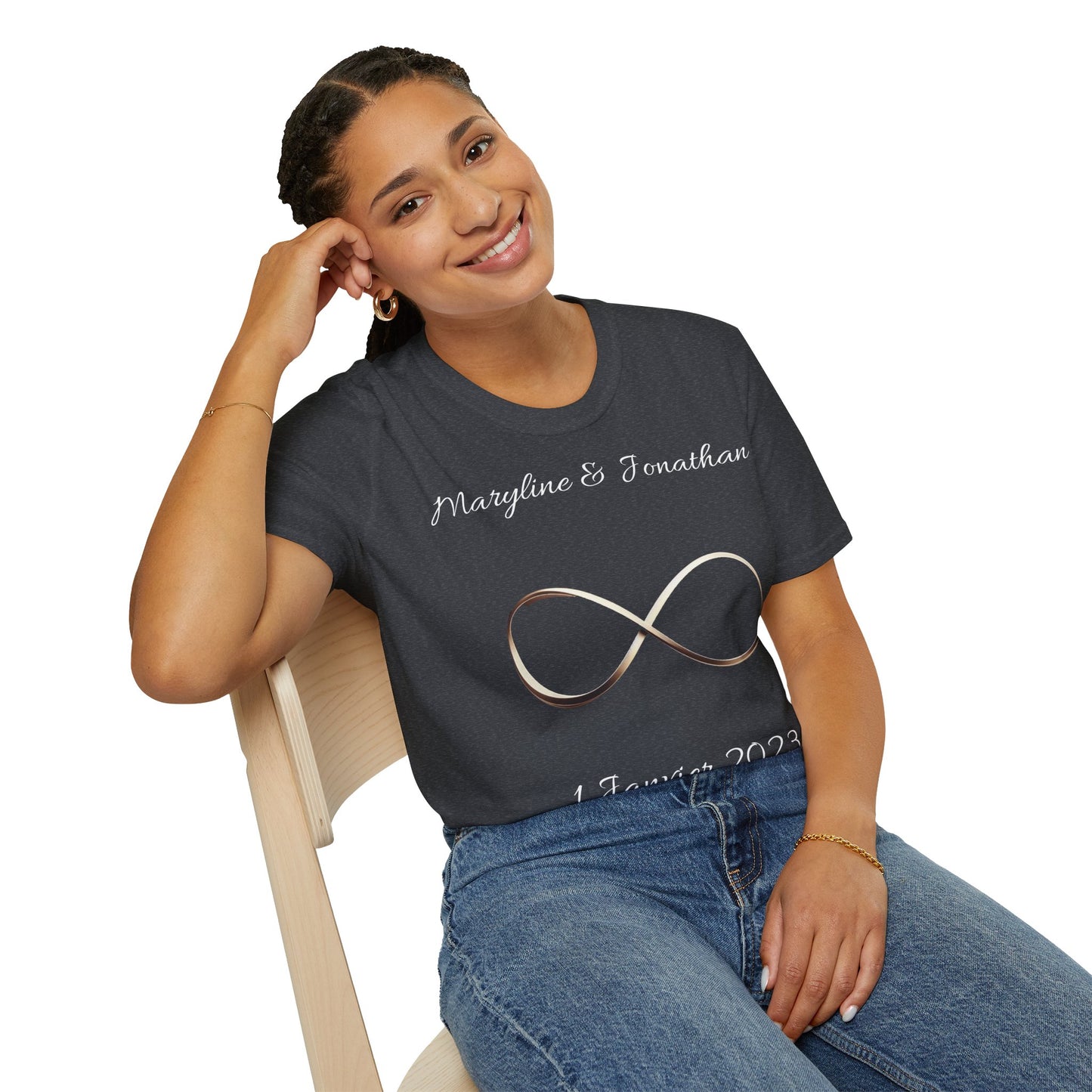 Beispiel für ein Paar-T-Shirt