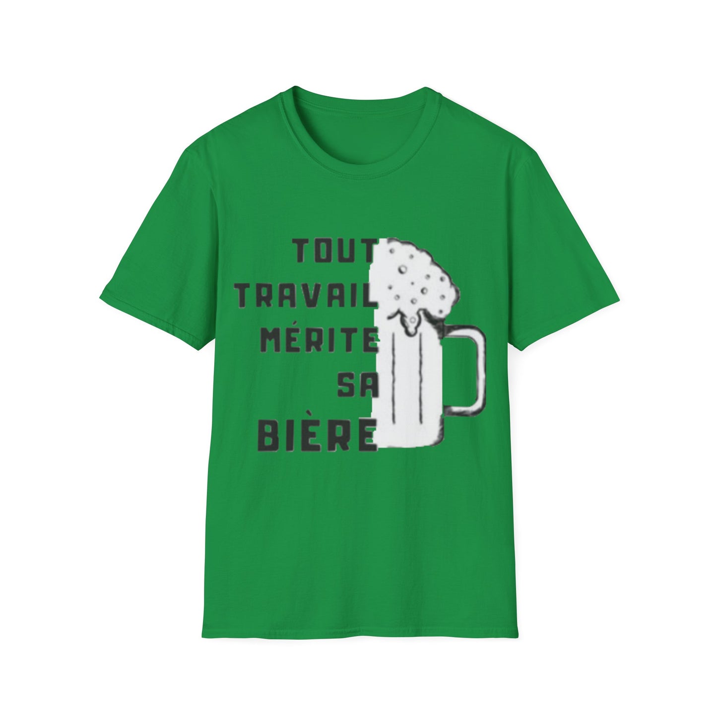 T-Shirt "tout travail mérite sa bière"