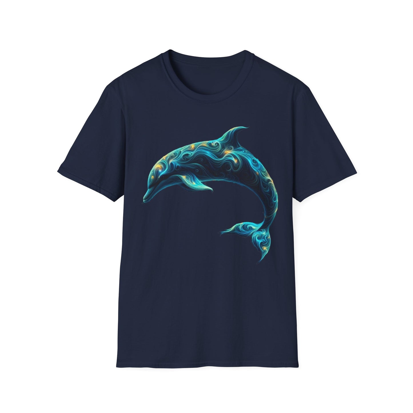 künstlerisches Delphin-T-Shirt 2