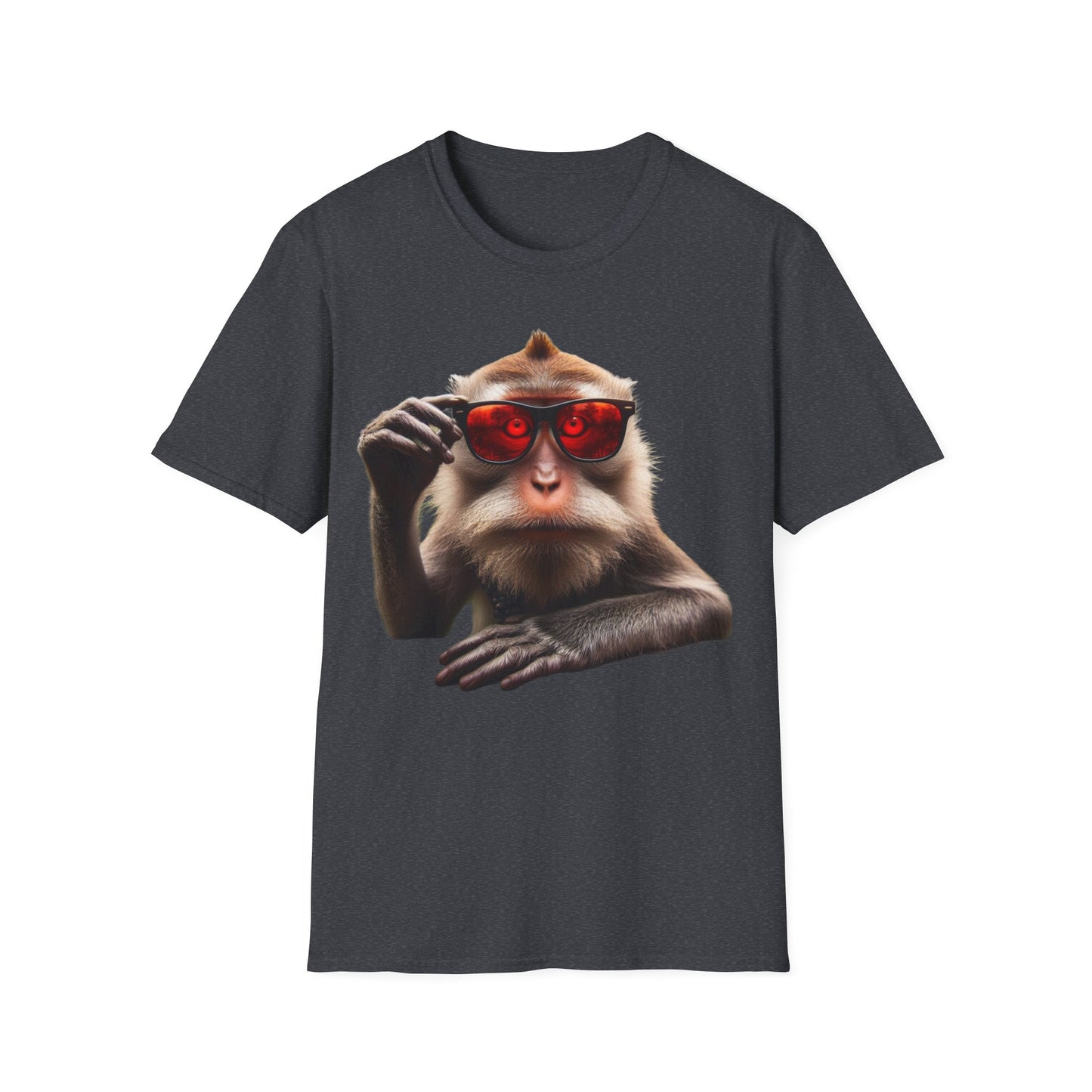 T-Shirt Affenbrille rote Augen