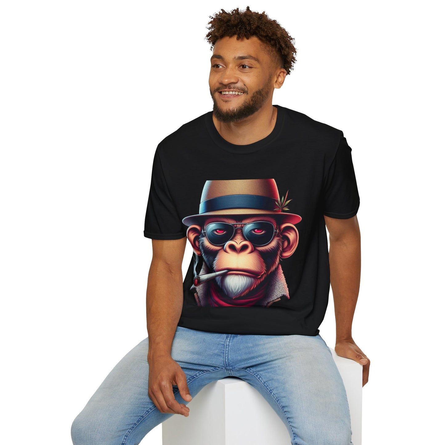 T-Shirt "singe qui fume"