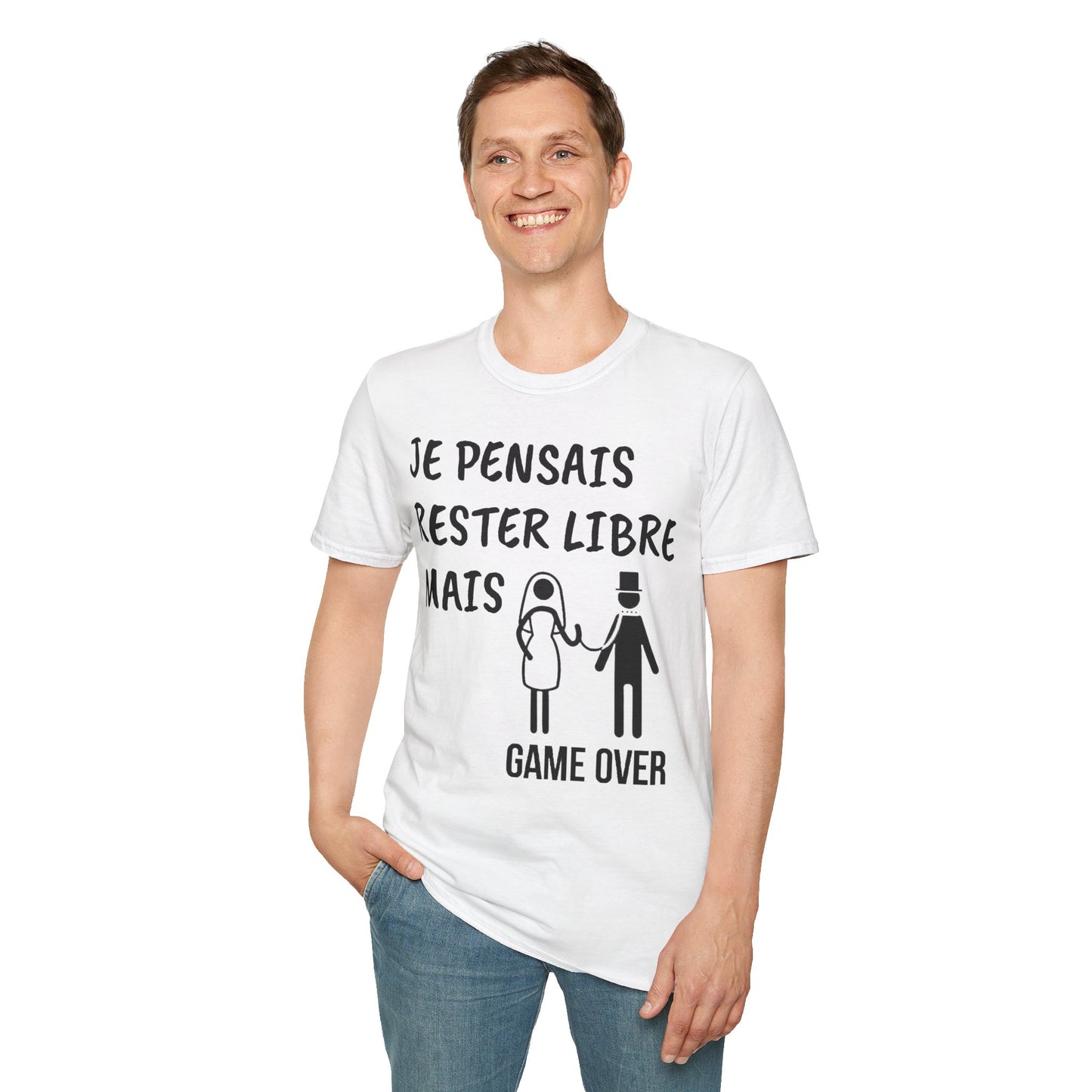 t-shirt "game over"