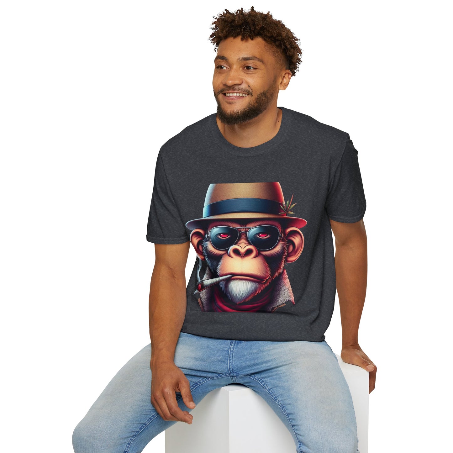 T-Shirt "singe qui fume"