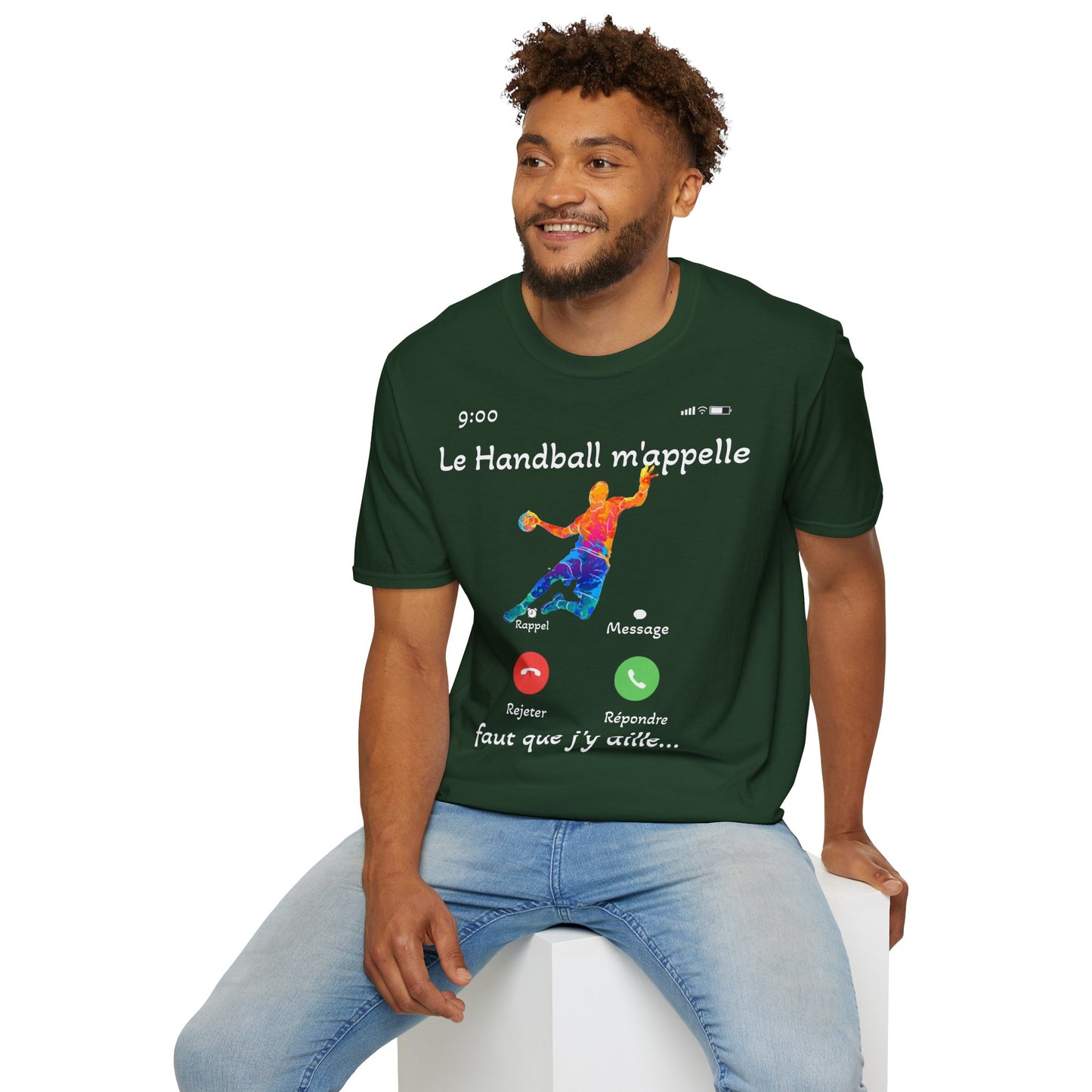 "handball is calling me" t-shirt