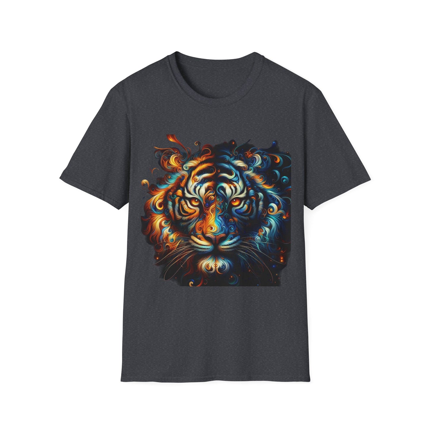 T-shirt tigre artistique