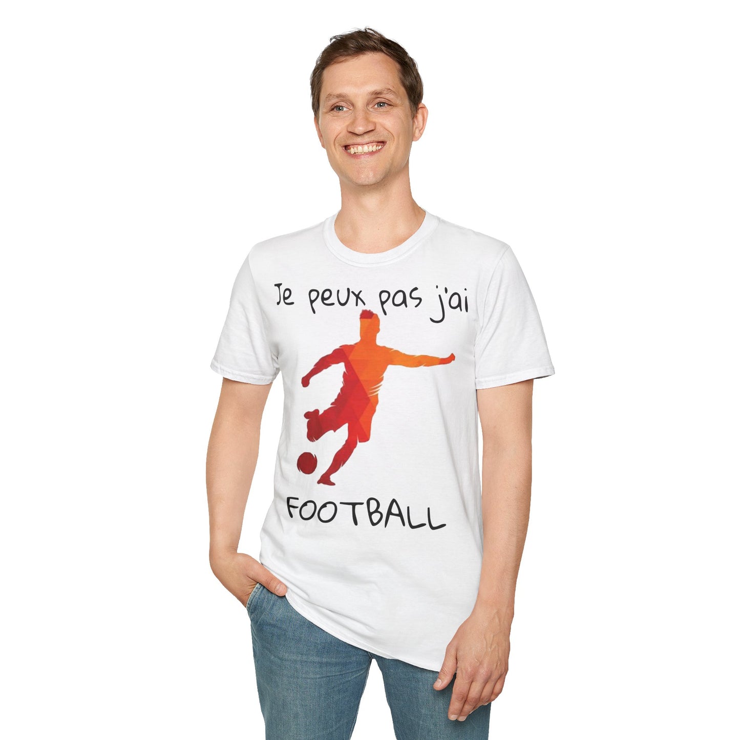 T-Shirt "je peux pas j'ai football"