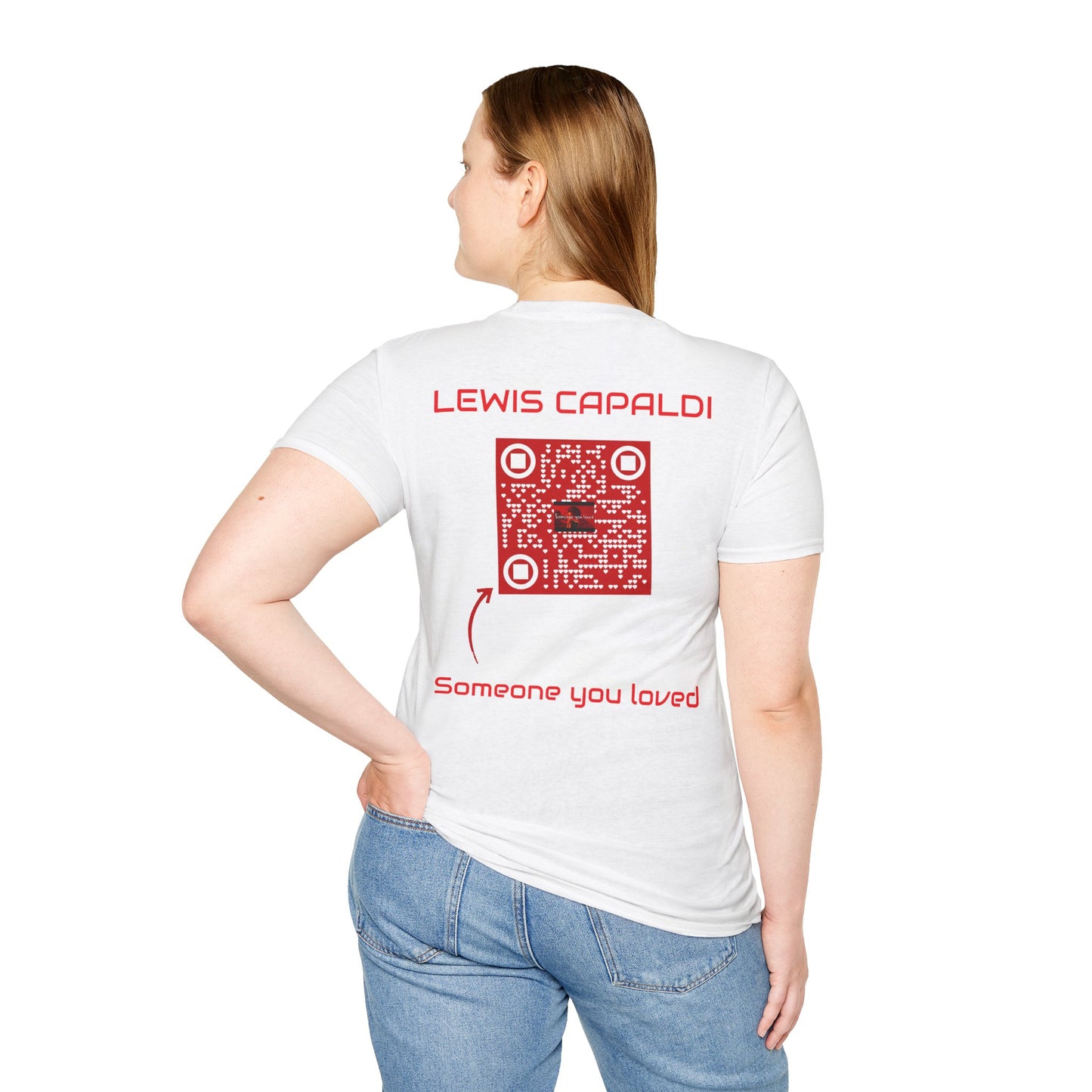 Musikalisches T-Shirt mit der Aufschrift „Jemand, den du geliebt hast“.