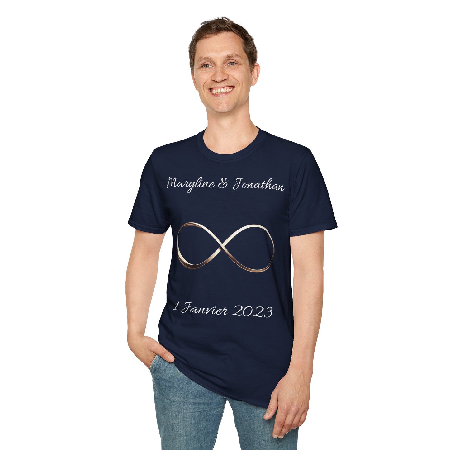 Beispiel für ein Paar-T-Shirt