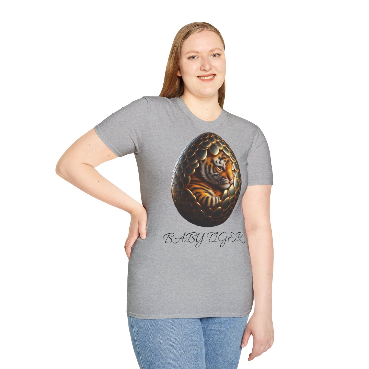 "baby tiger egg" t-shirt