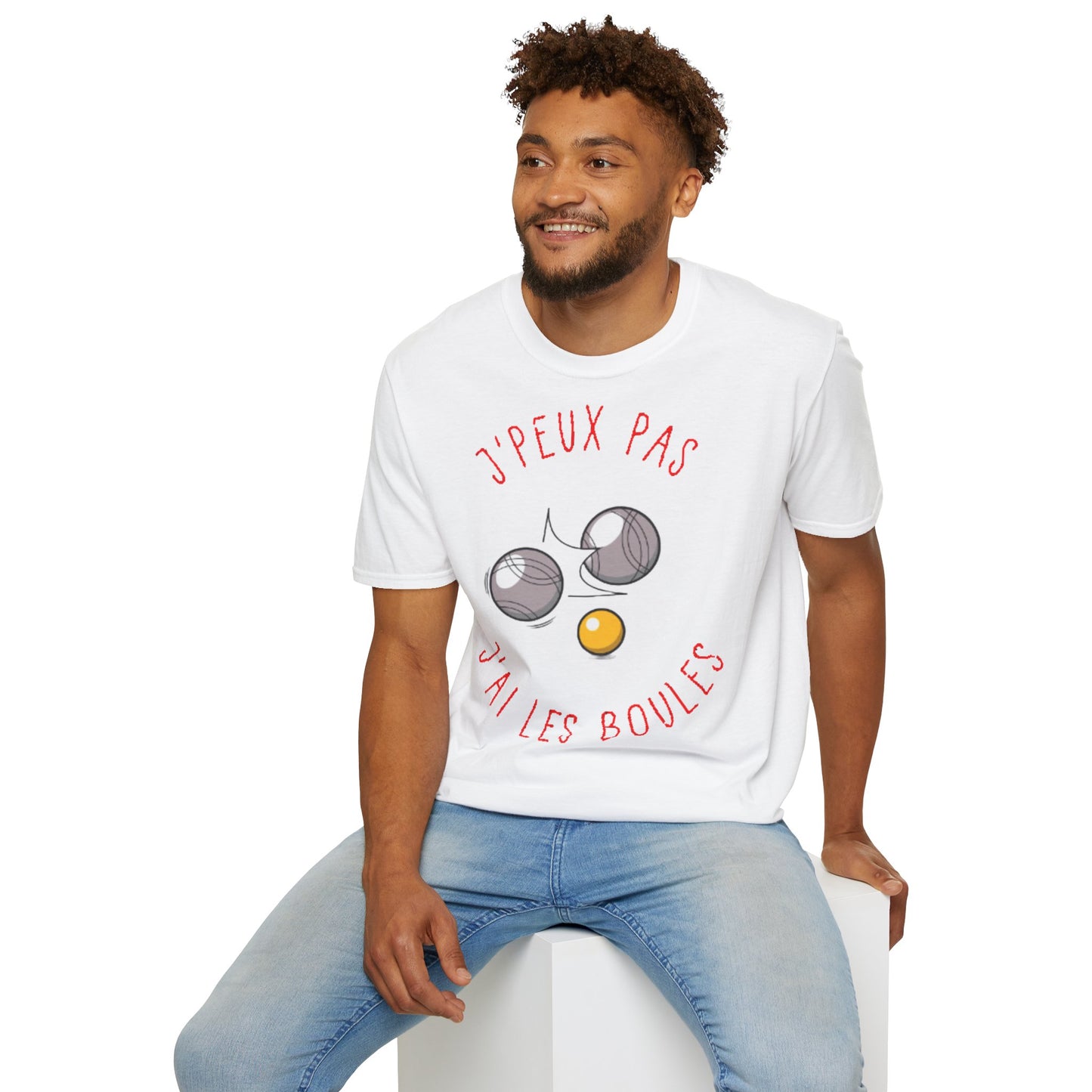 T-Shirt "je peux pas j'ai les boules"