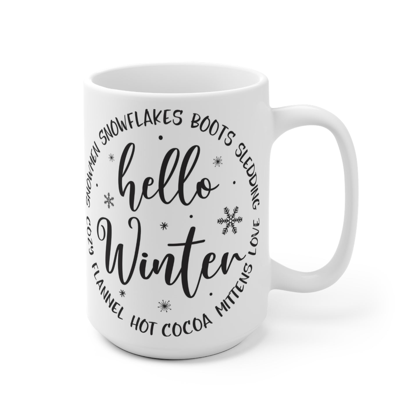 „Hallo Winter“-Tasse