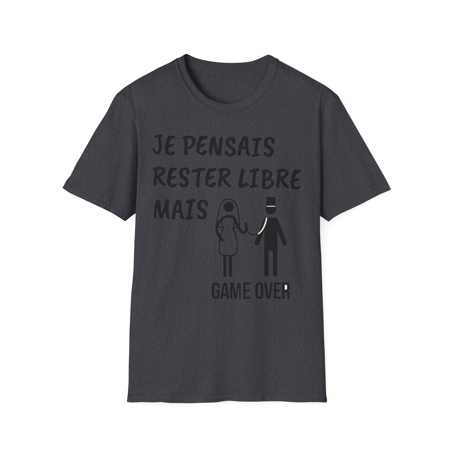 t-shirt "game over"