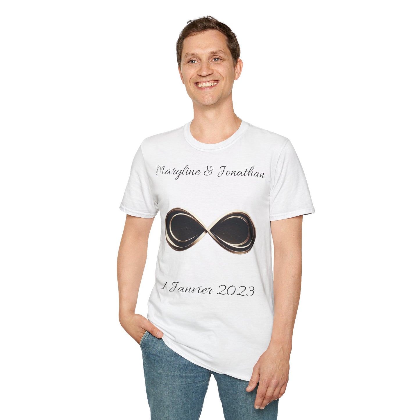 Beispiel für ein Paar-T-Shirt