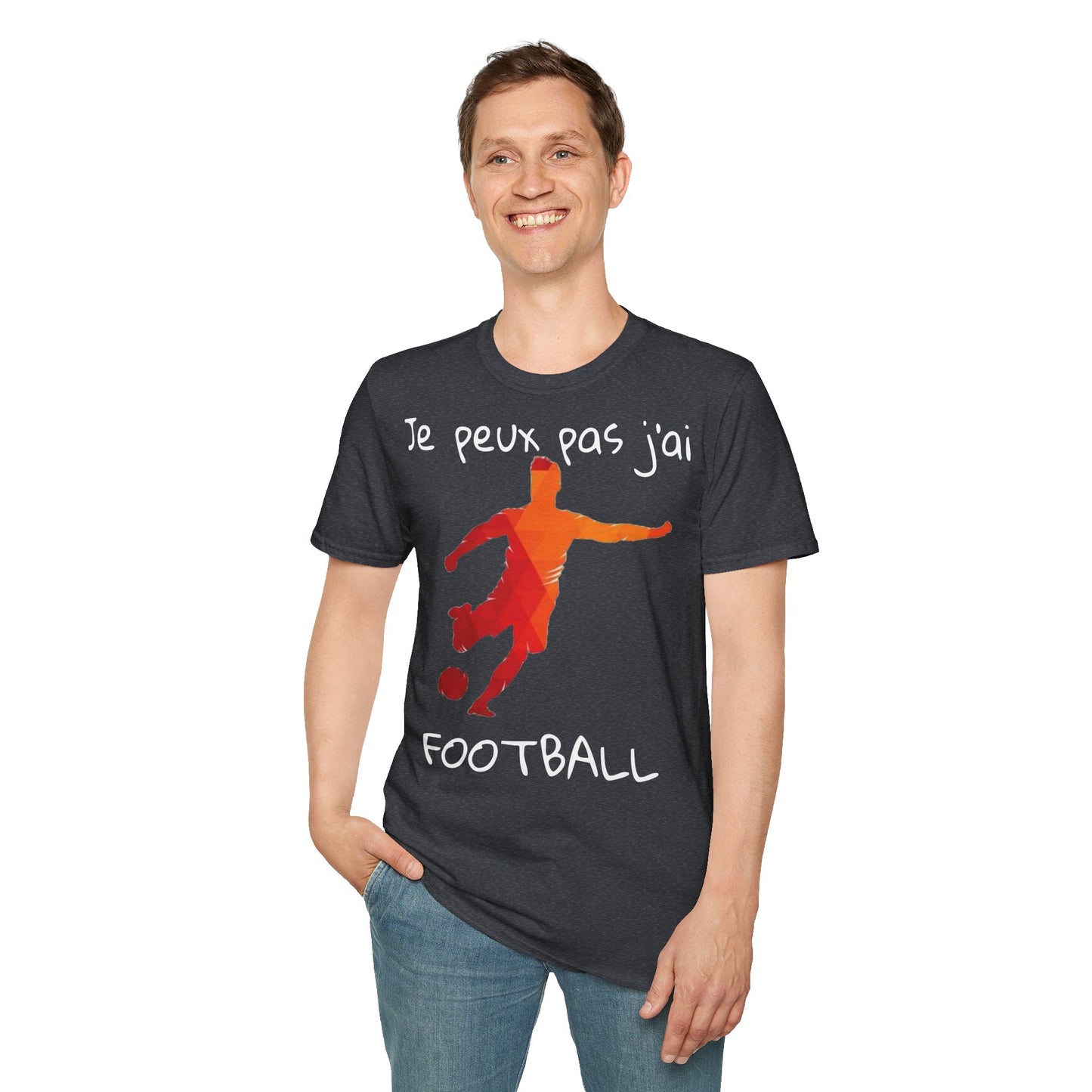 T-Shirt "je peux pas j'ai football"