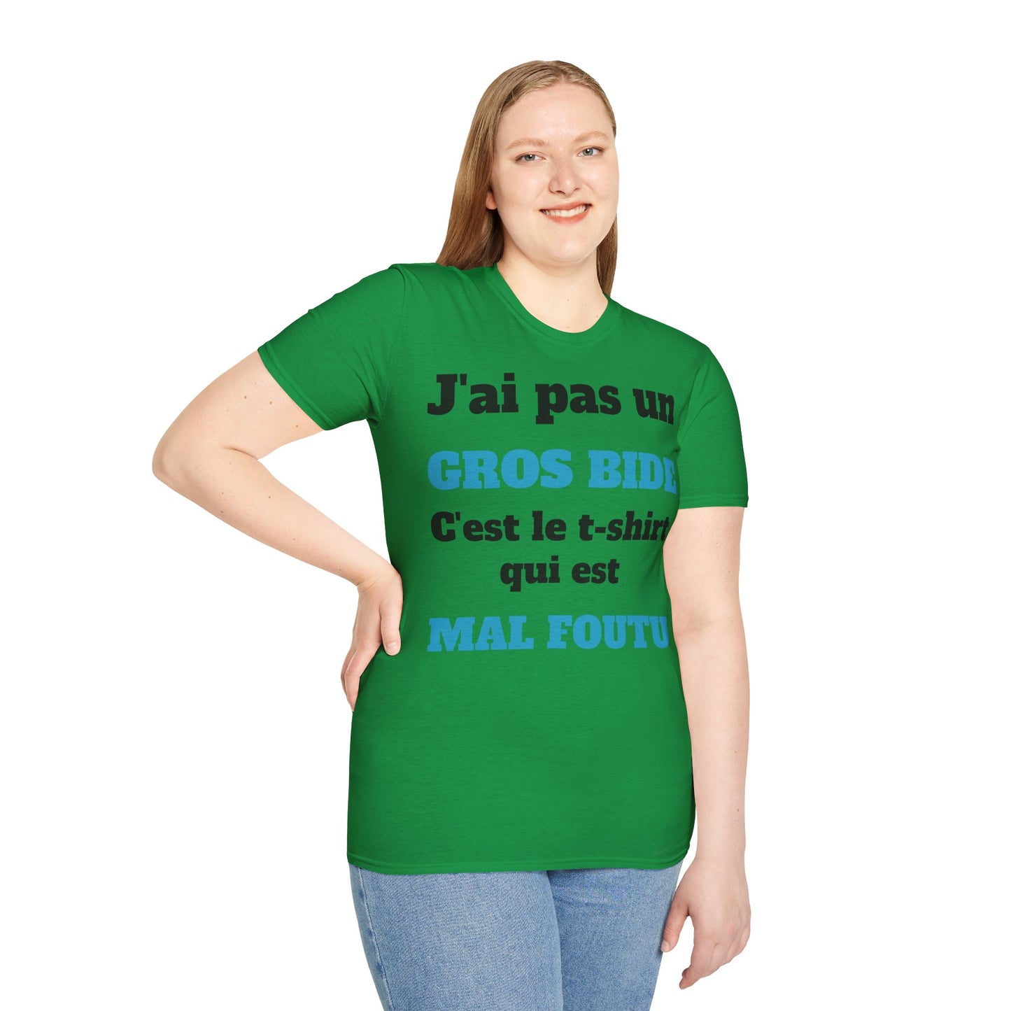 t-shirt "j'ai pas un gros bide"