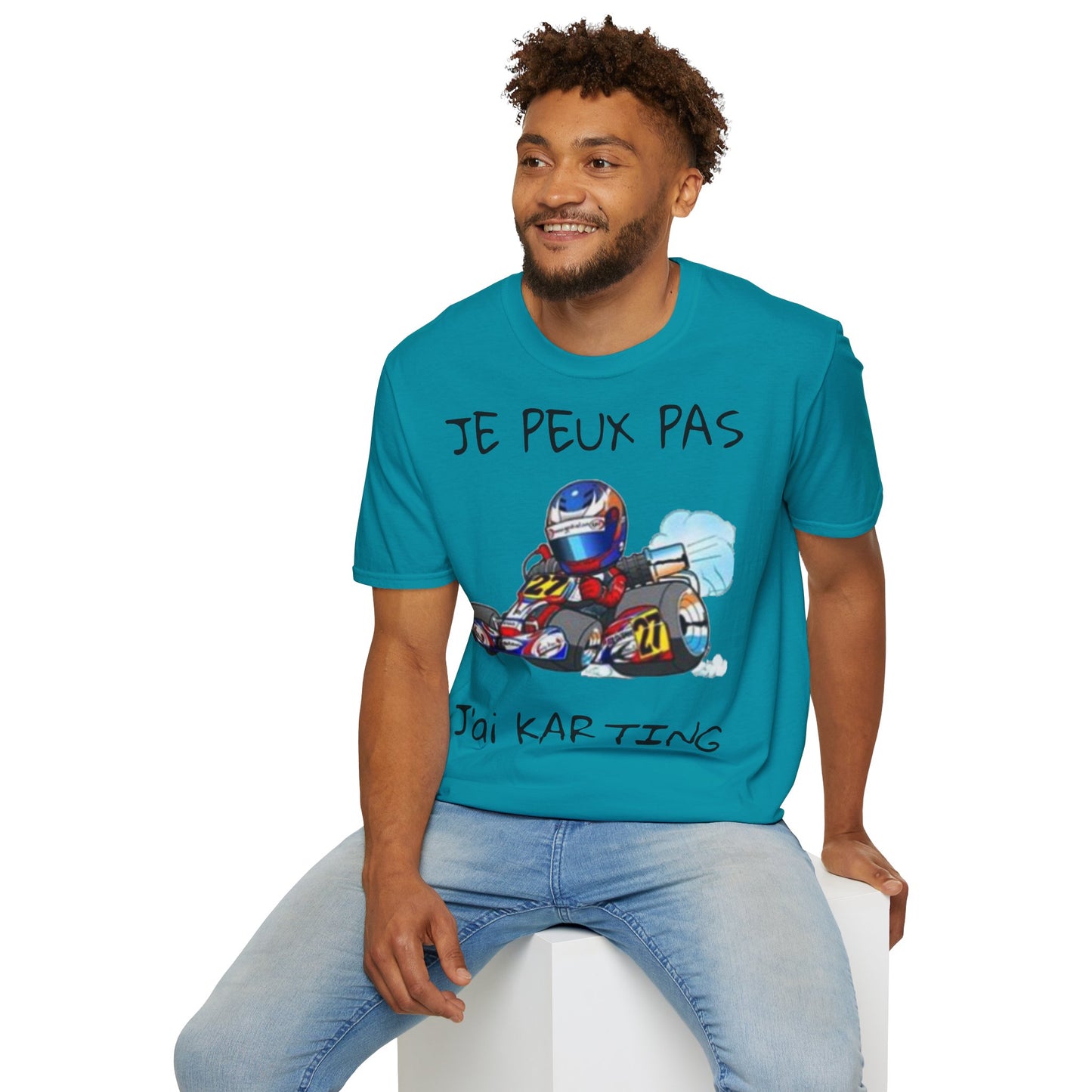 T-Shirt "je peux pas j'ai karting"