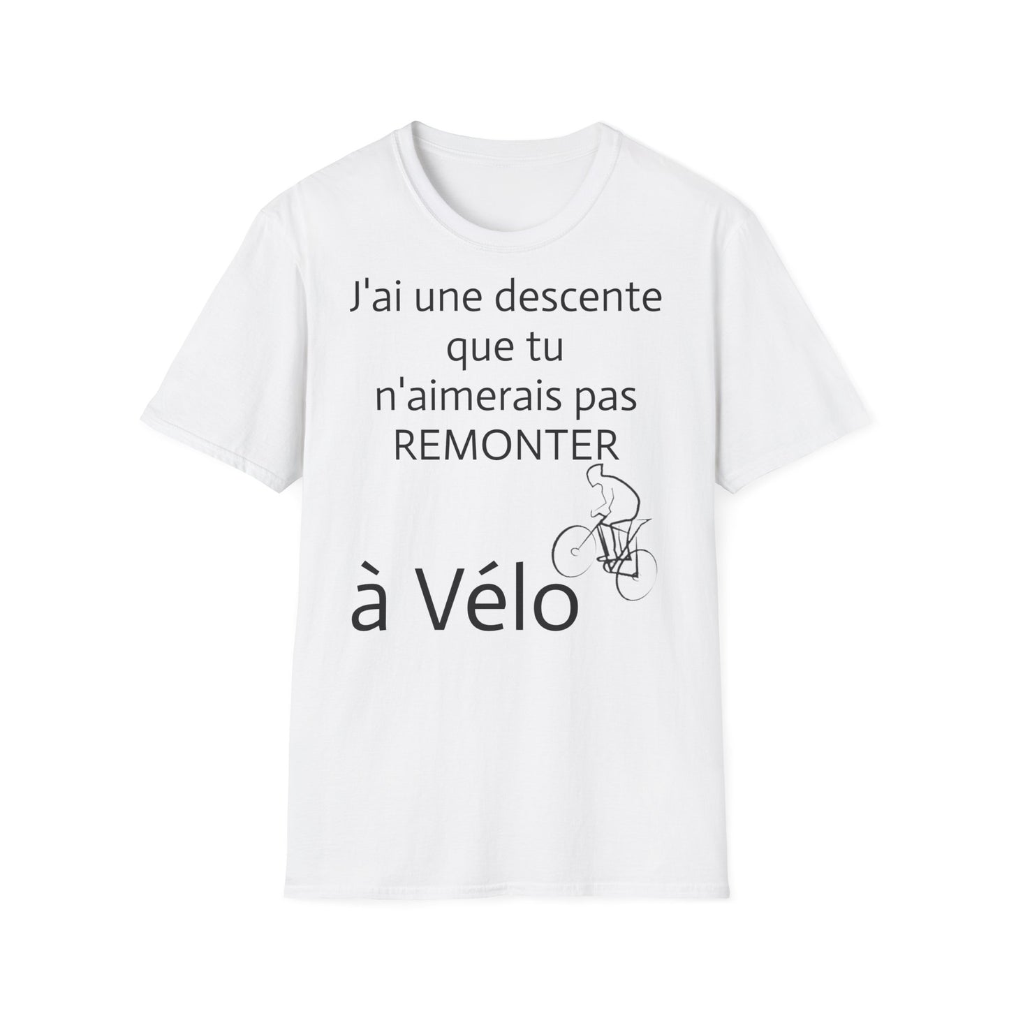 t-shirt "j'ai une descente"