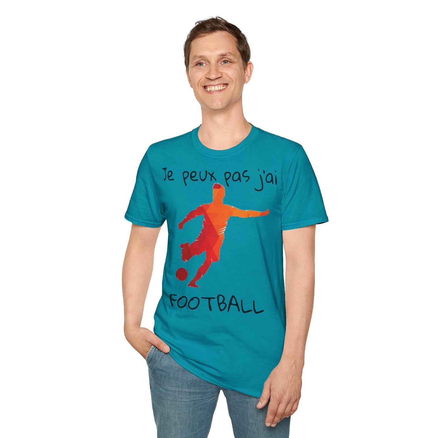 T-Shirt "je peux pas j'ai football"