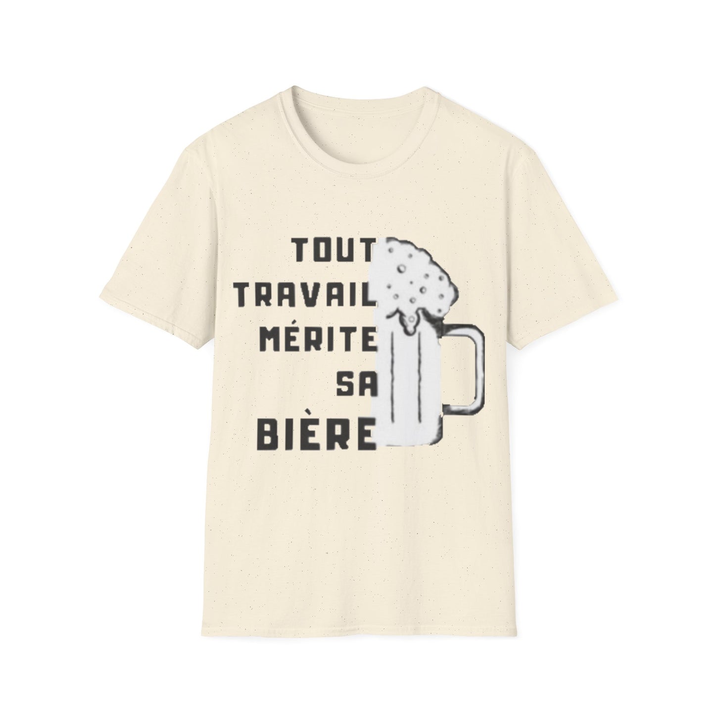 T-Shirt "tout travail mérite sa bière"