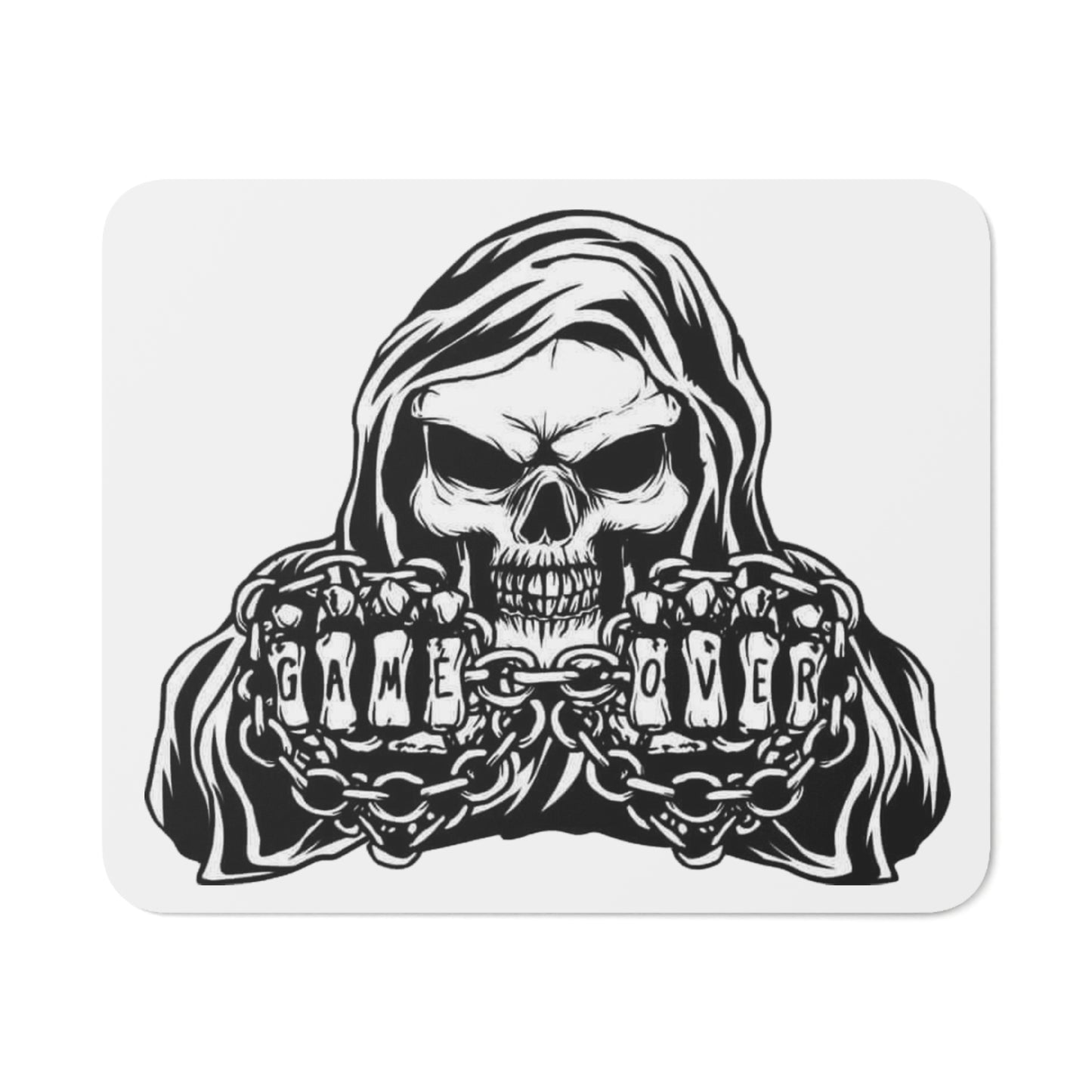 "Game over skeleton" mouse pad