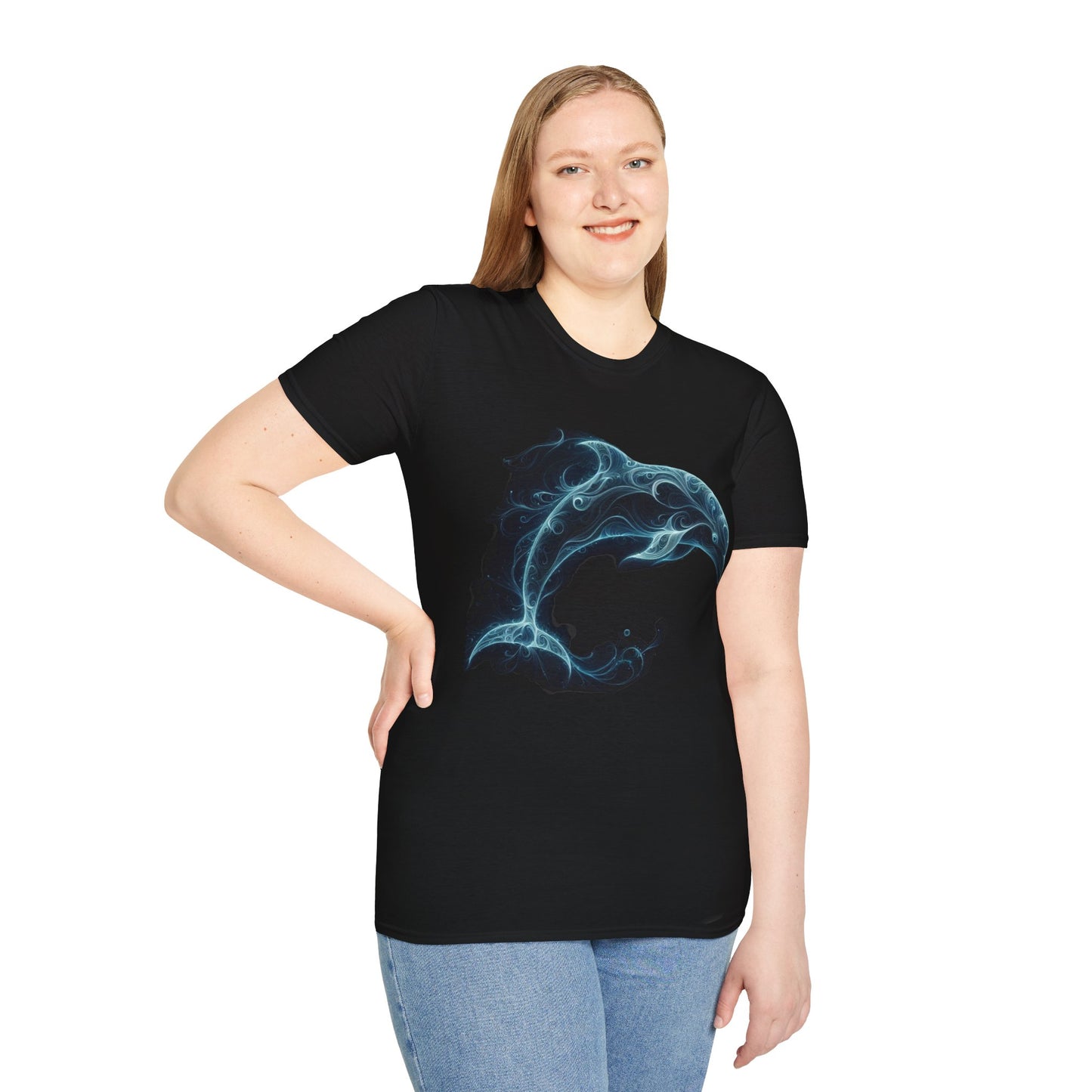 artistic dolphin t-shirt 3