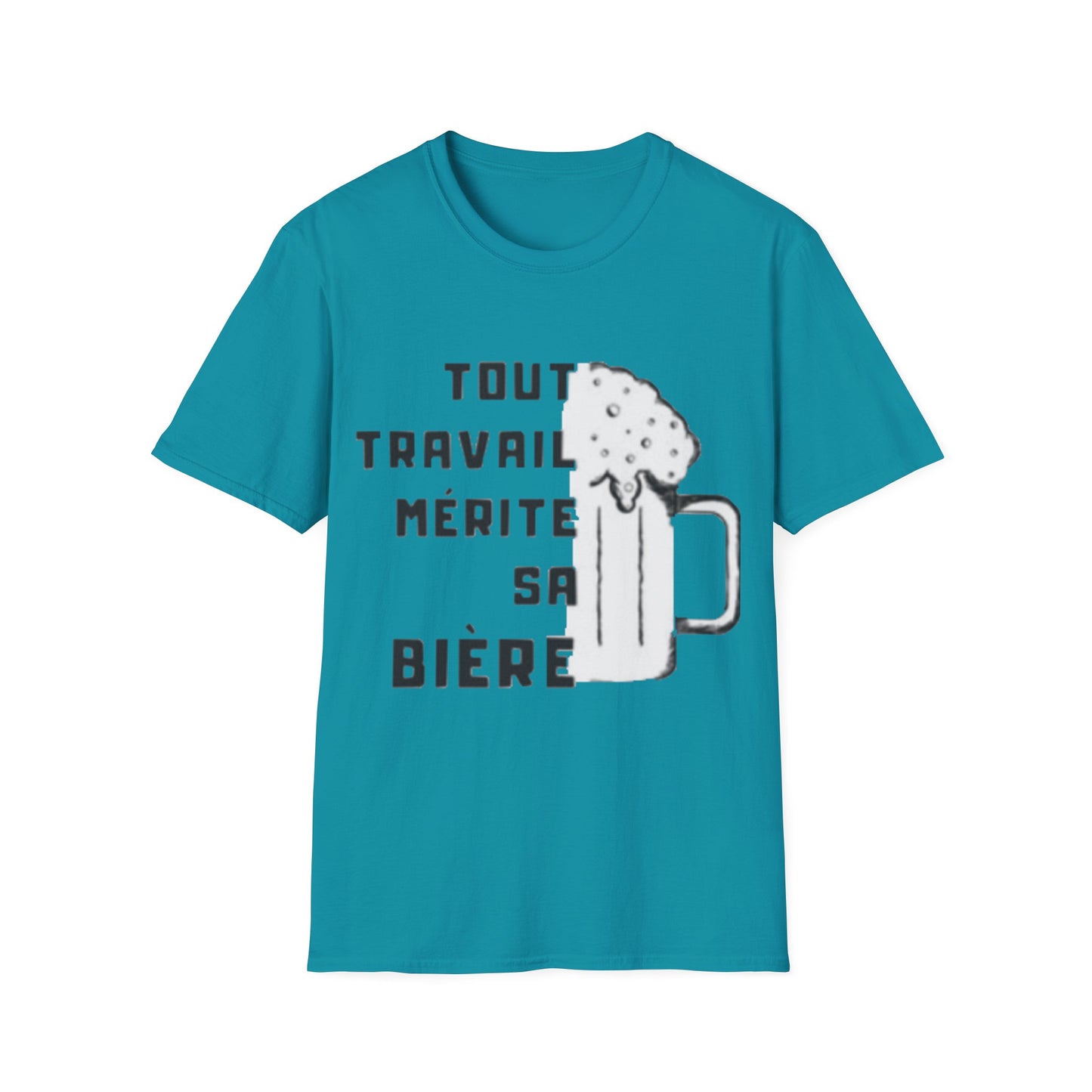 T-Shirt "tout travail mérite sa bière"