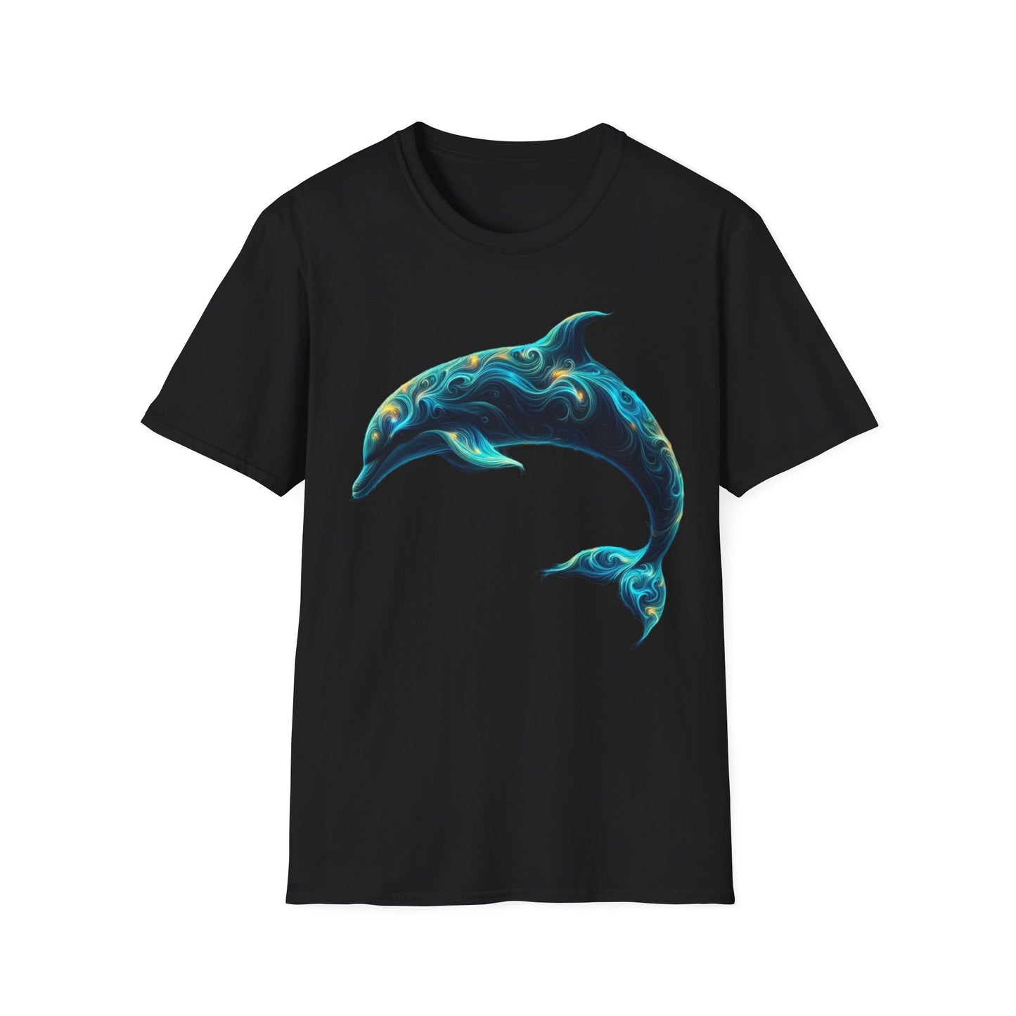 künstlerisches Delphin-T-Shirt 2