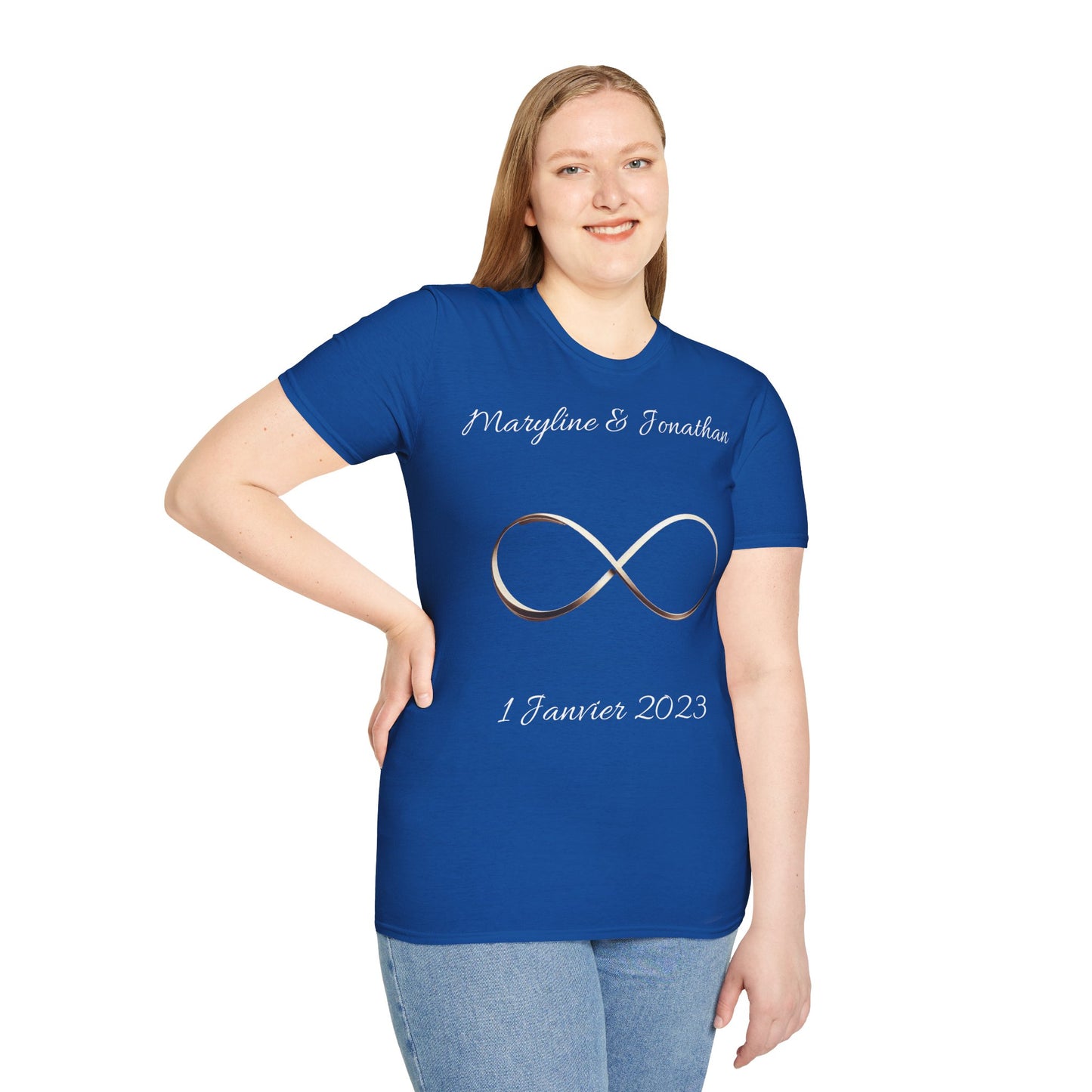 Beispiel für ein Paar-T-Shirt