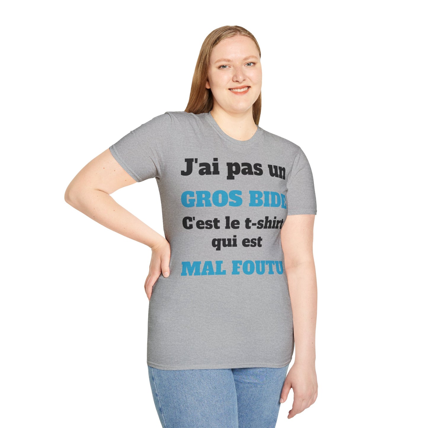 t-shirt "j'ai pas un gros bide"