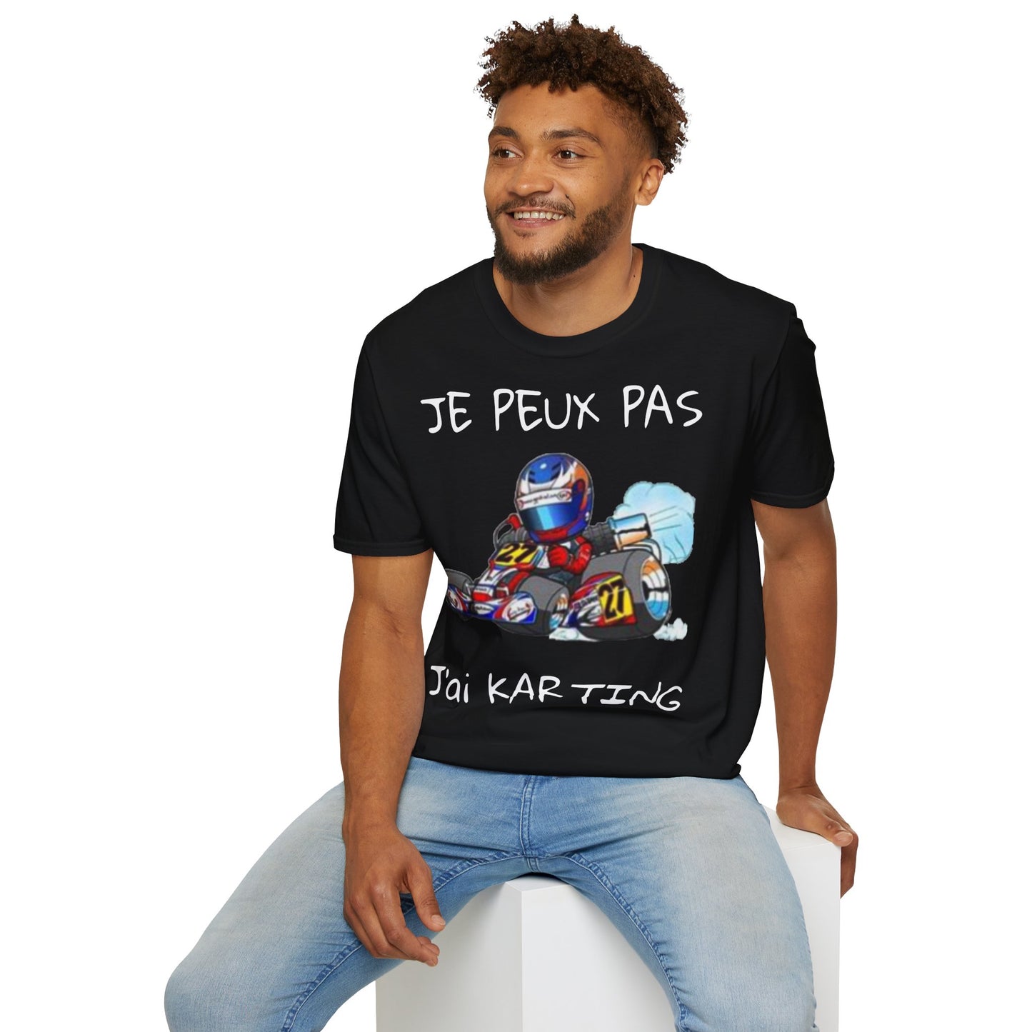 T-Shirt "je peux pas j'ai karting"