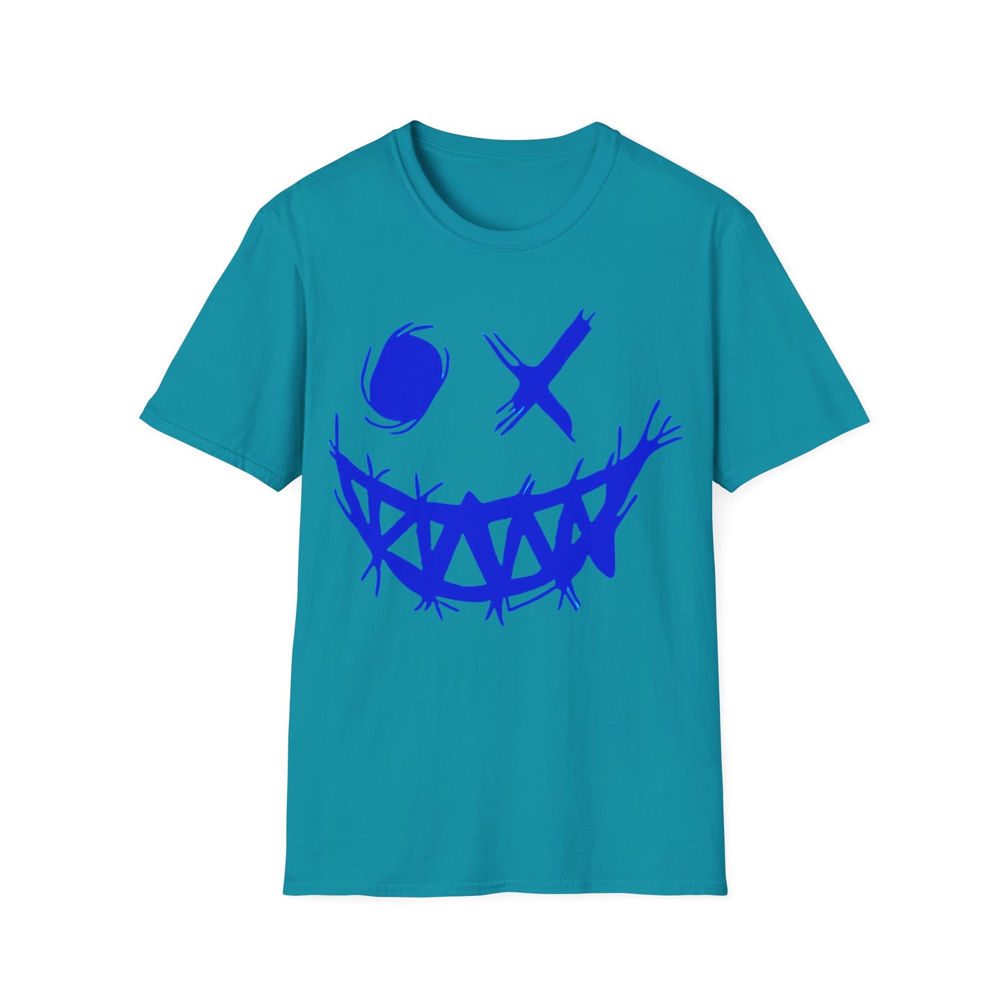 T-Shirt "clin d'œil bleu"