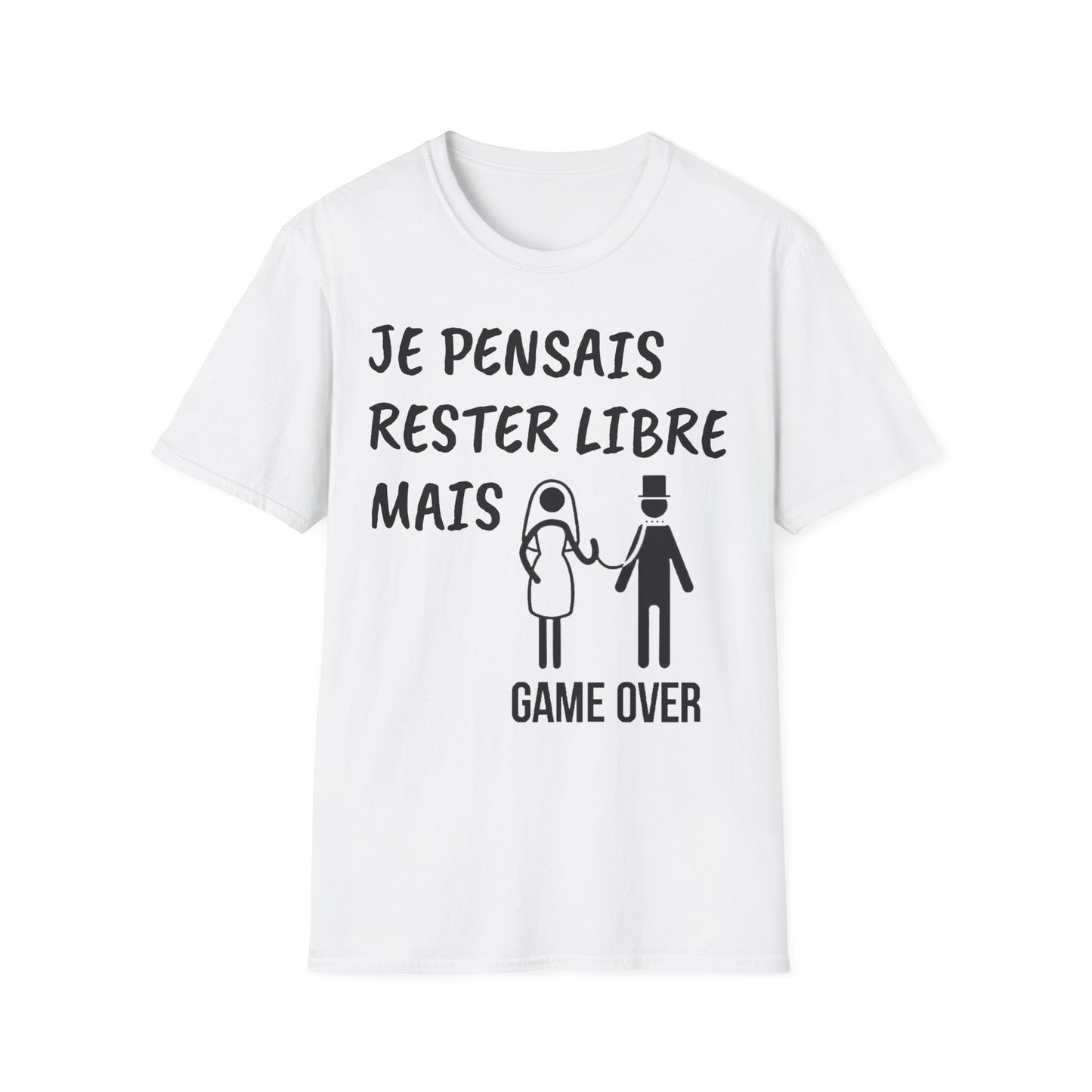 t-shirt "game over"