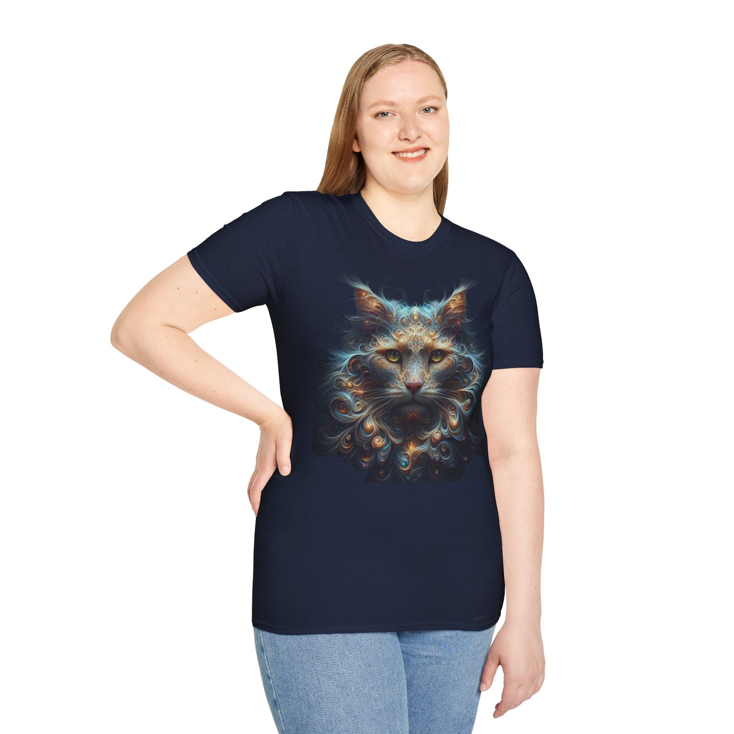 t-shirt chat artistique