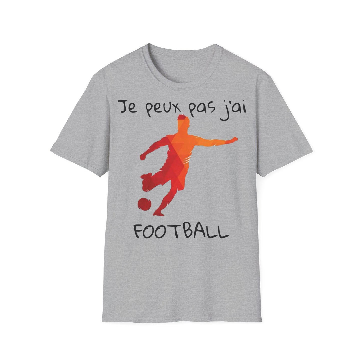 T-Shirt "je peux pas j'ai football"