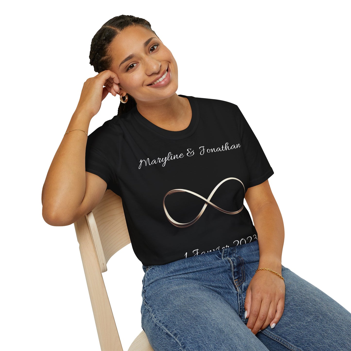 Beispiel für ein Paar-T-Shirt