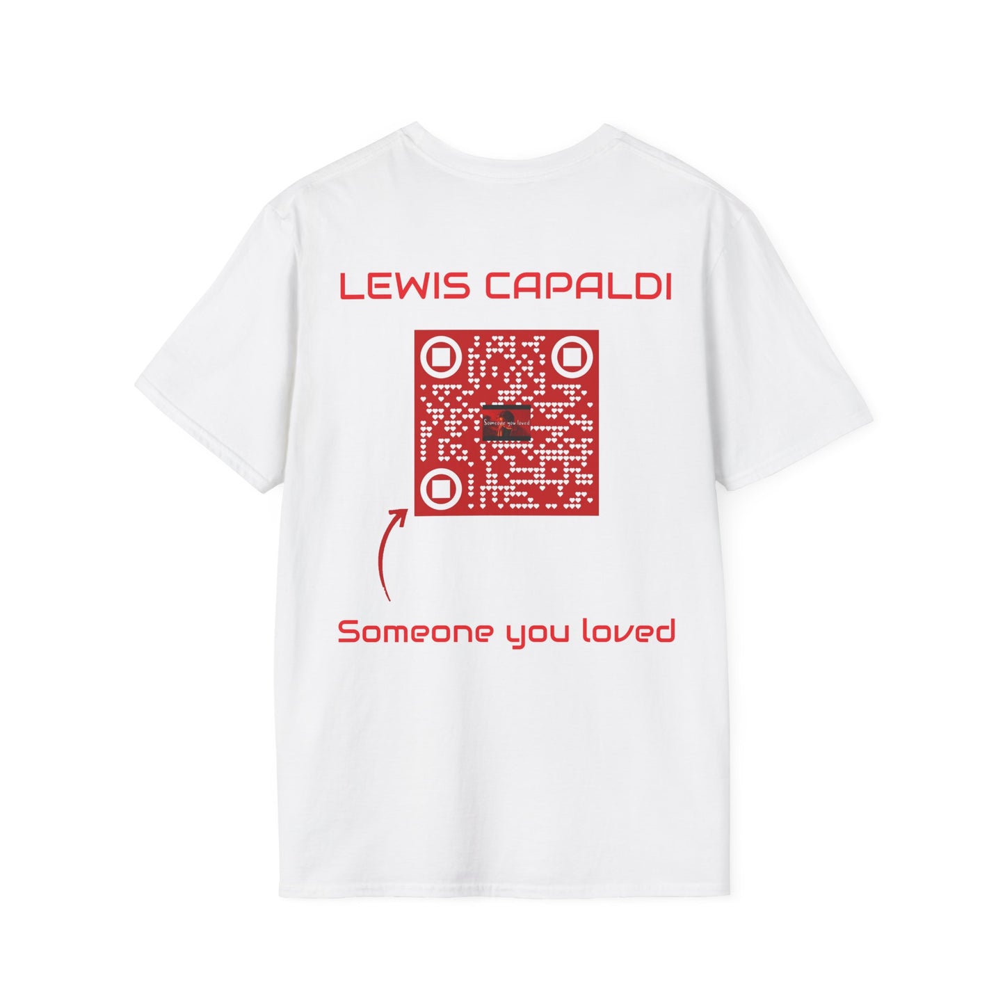 Musikalisches T-Shirt mit der Aufschrift „Jemand, den du geliebt hast“.