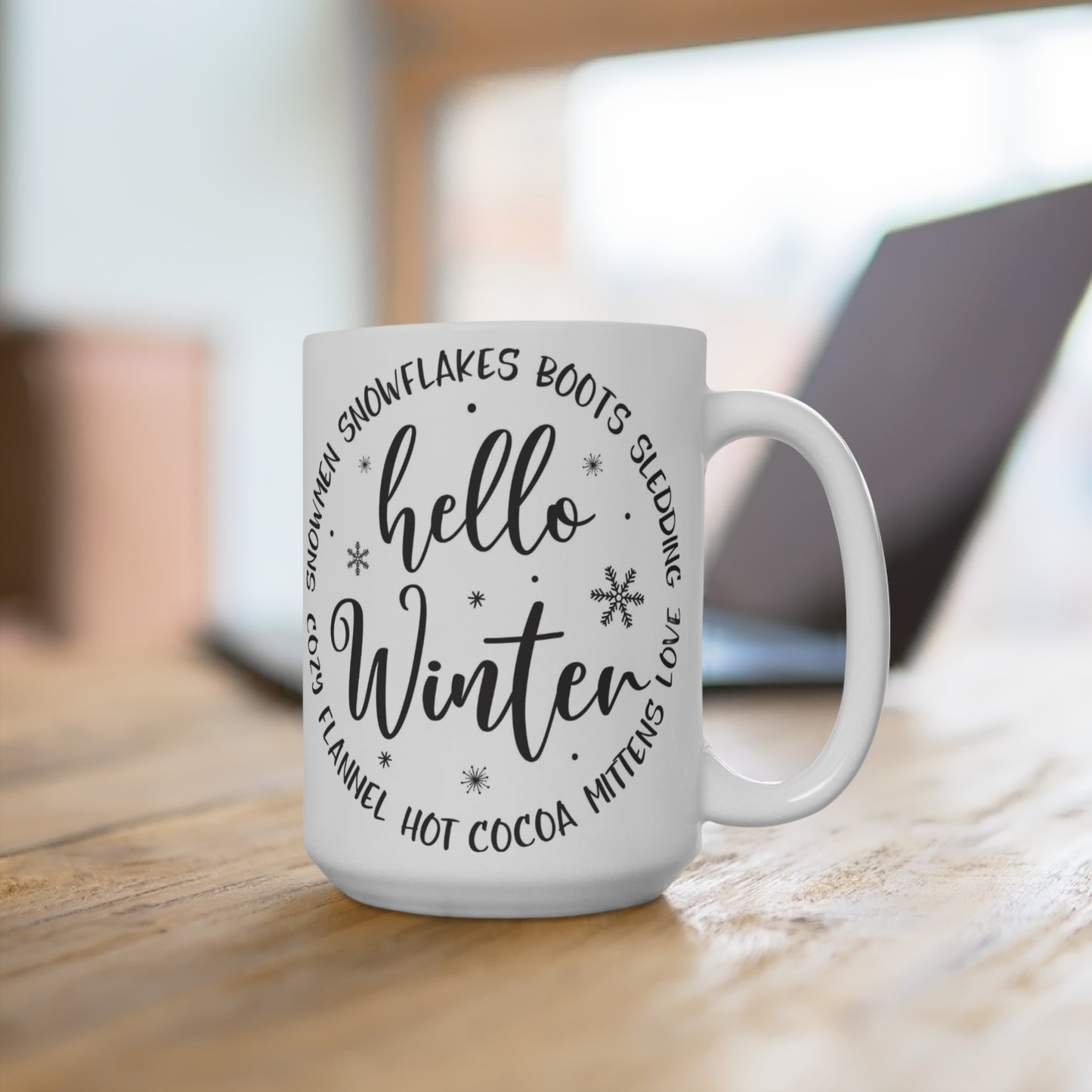 „Hallo Winter“-Tasse