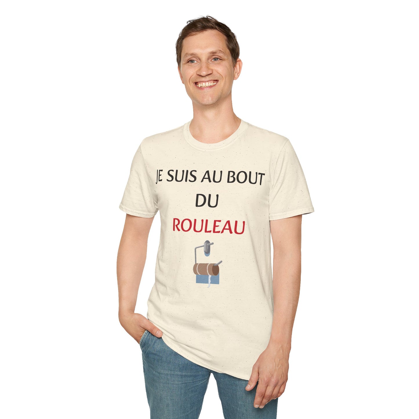 t-shirt "je suis au bout du rouleau"