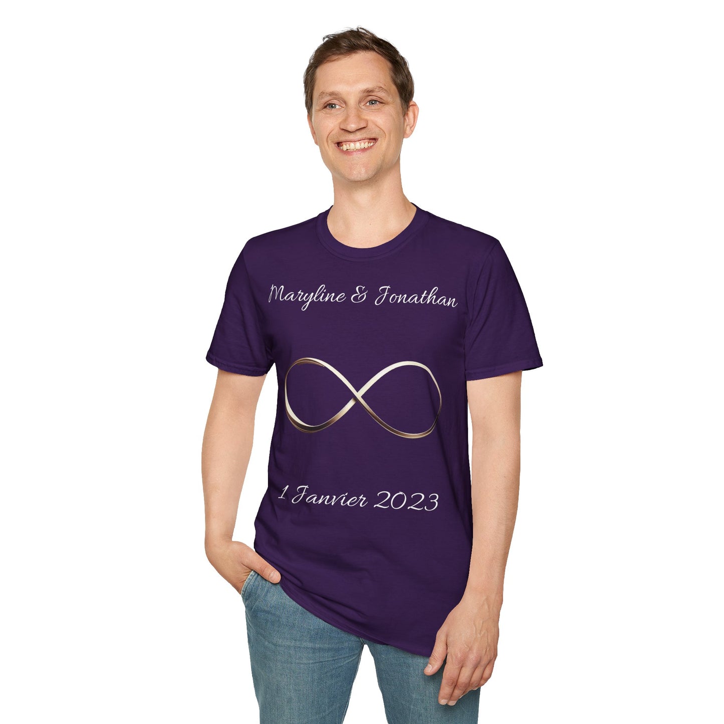 Beispiel für ein Paar-T-Shirt
