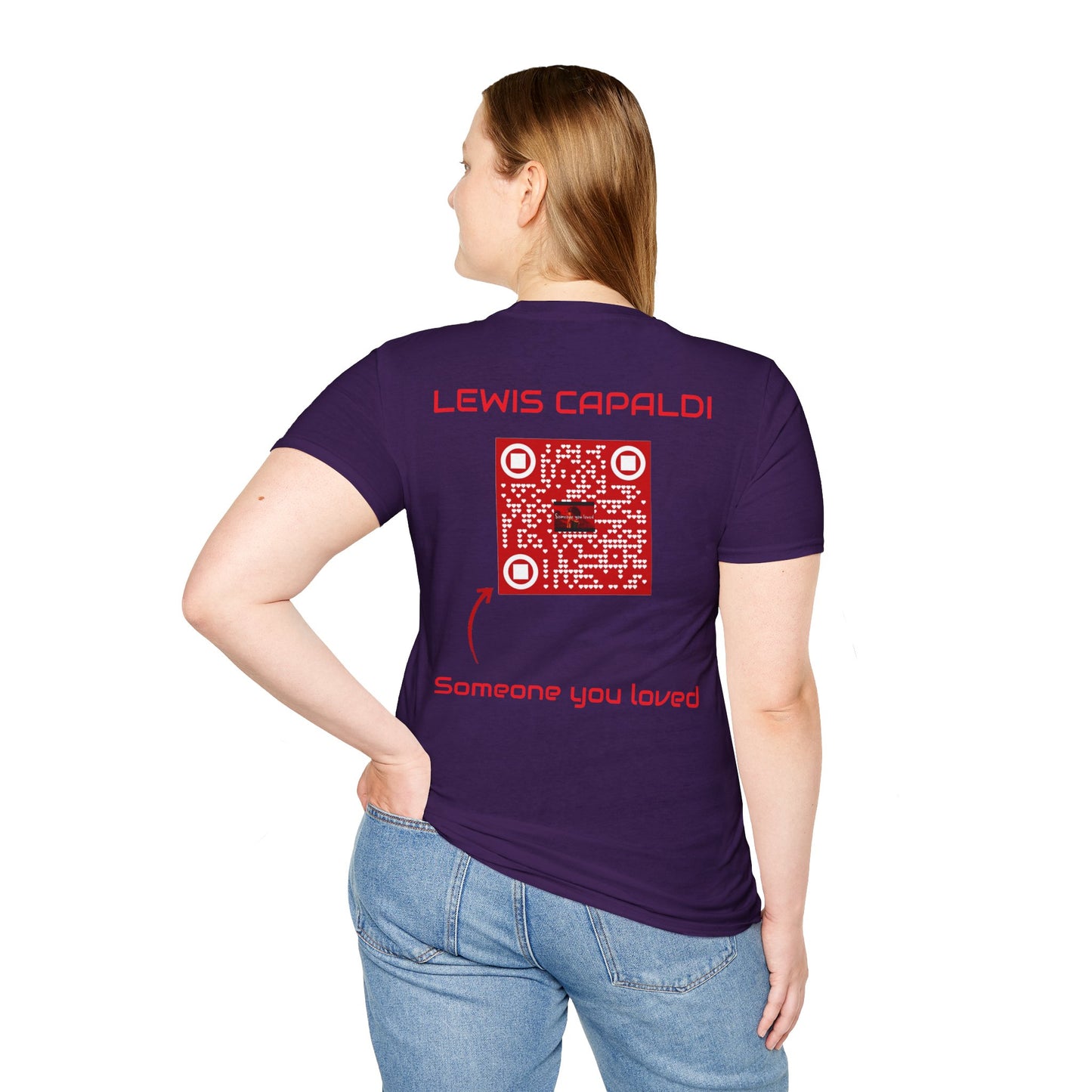 Musikalisches T-Shirt mit der Aufschrift „Jemand, den du geliebt hast“.