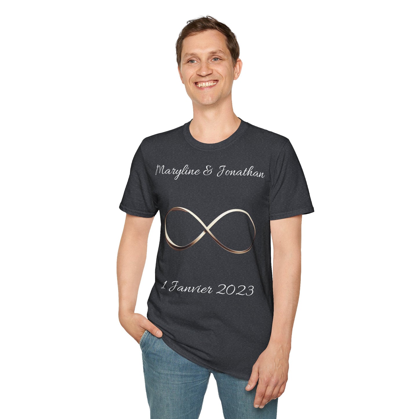 Beispiel für ein Paar-T-Shirt