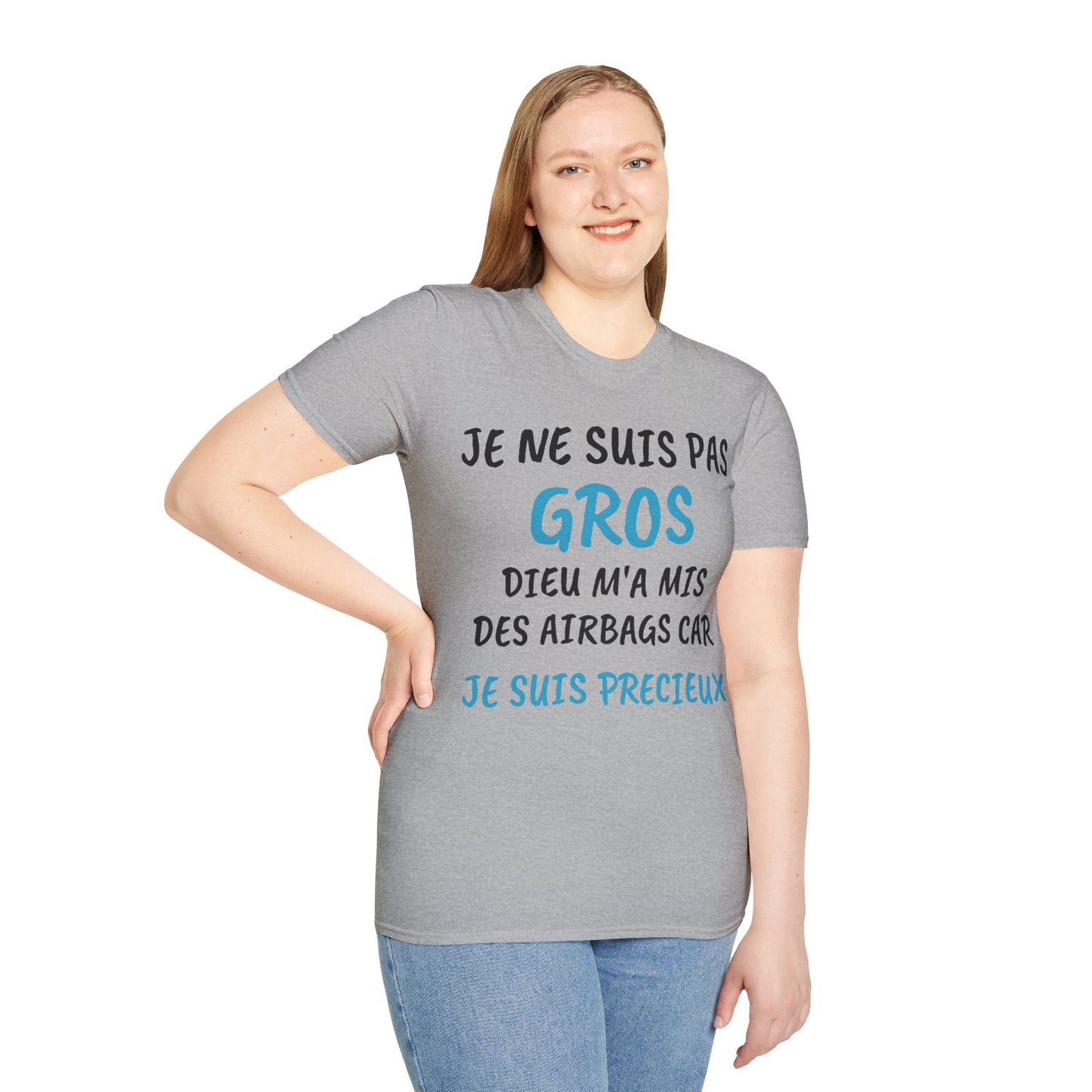 "I'm not fat, God gave me airbags" T-shirt