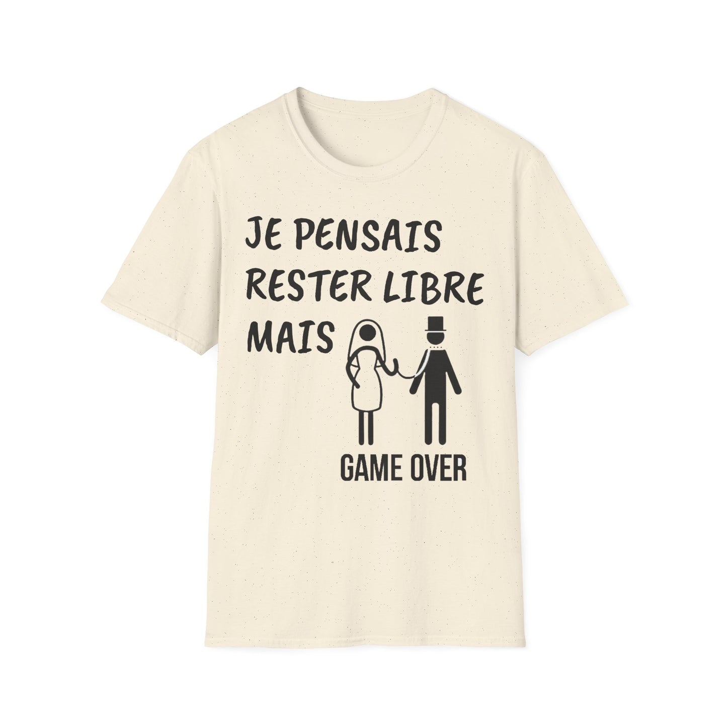 t-shirt "game over"