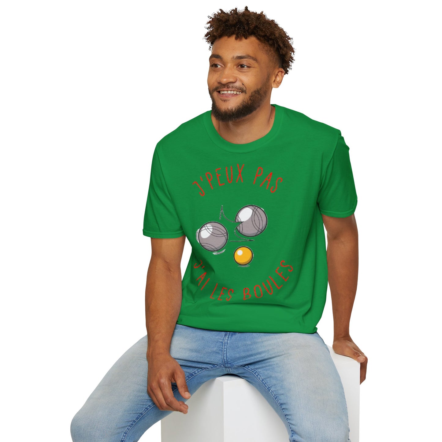 T-Shirt "je peux pas j'ai les boules"