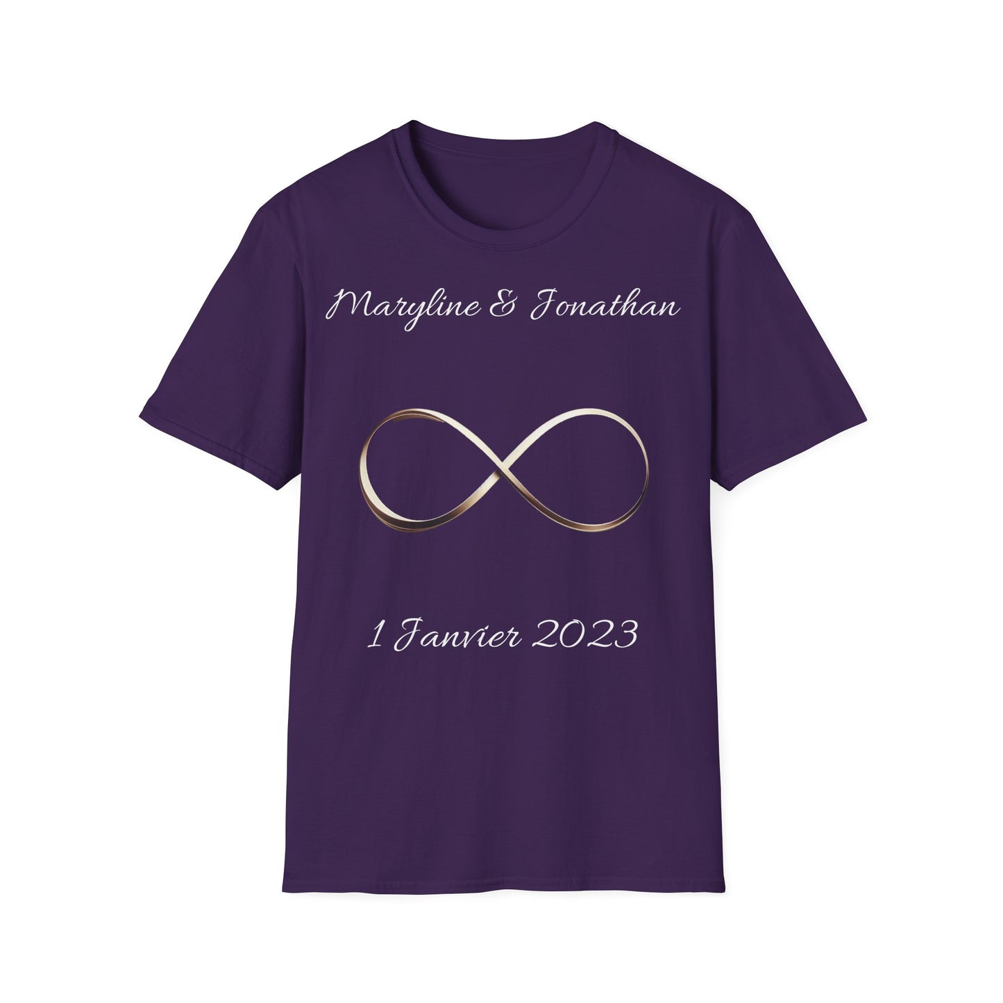 Beispiel für ein Paar-T-Shirt