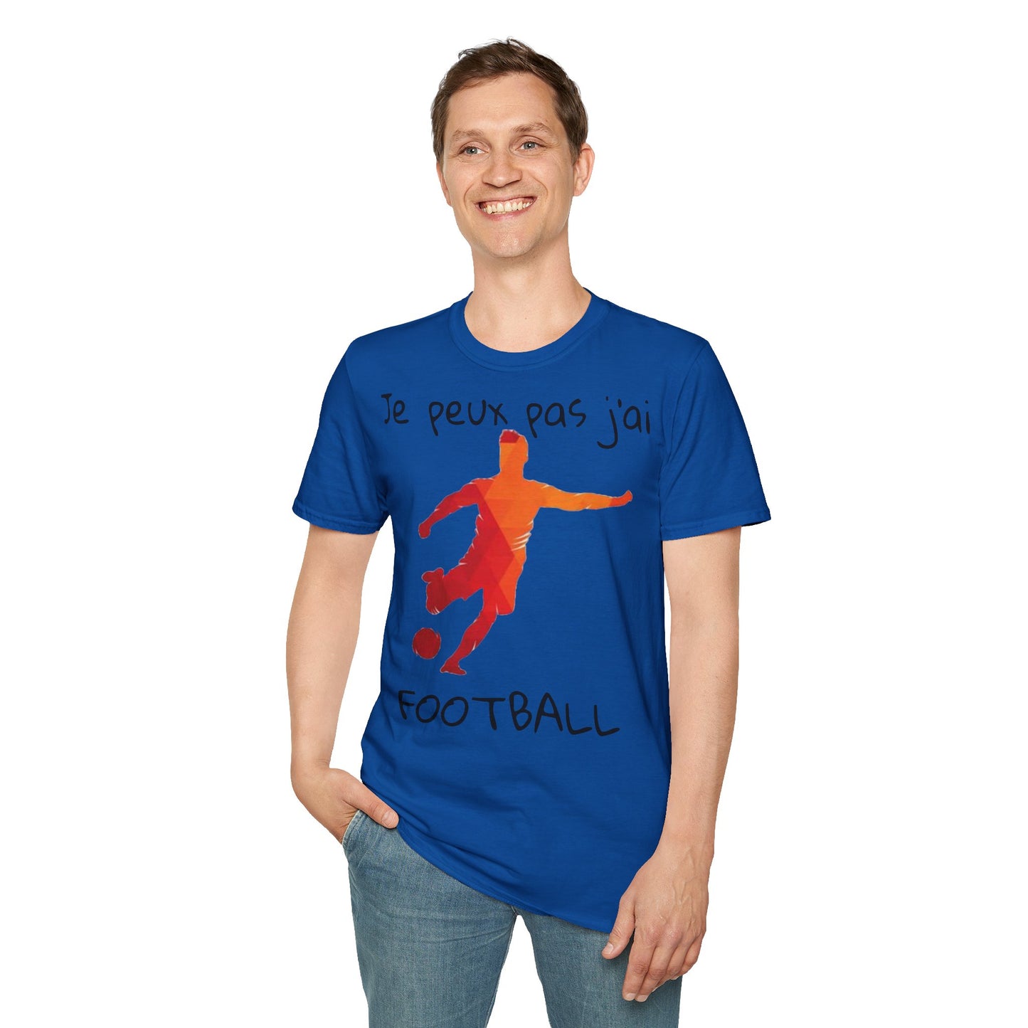 T-Shirt "je peux pas j'ai football"