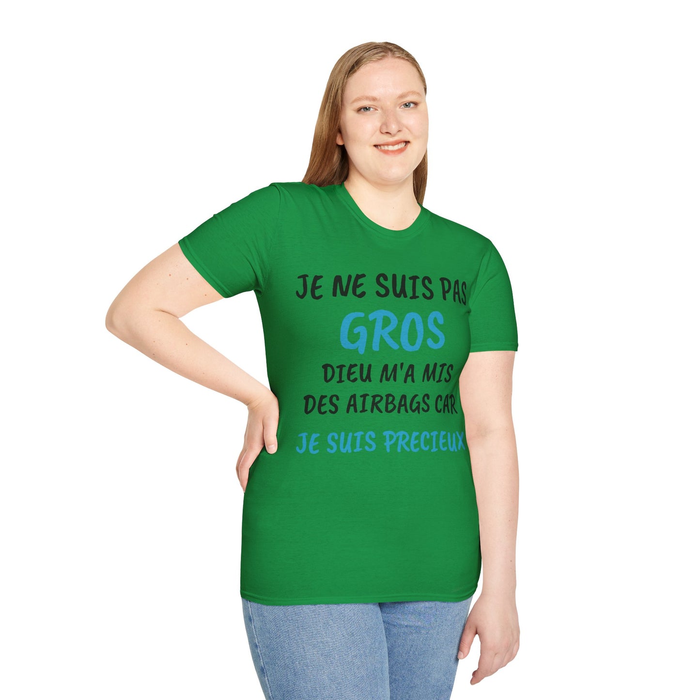 "I'm not fat, God gave me airbags" T-shirt